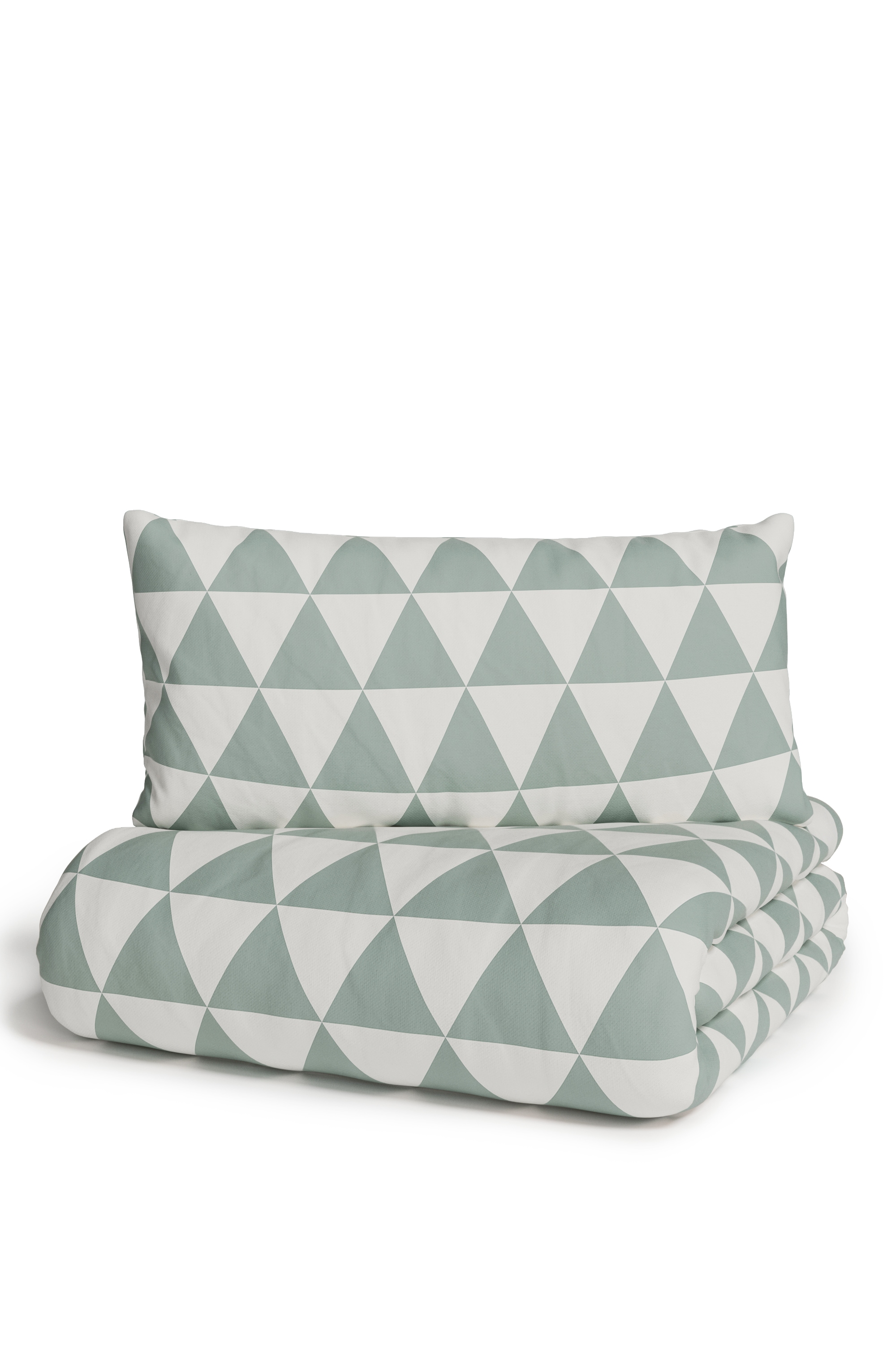 GOODproduct Linge de lit »Gretje in Gr. 135x200 oder 155x220 cm« 2 Bettwäsche aus Baumwolle, grafische Bettwäsche mit Reissverschluss