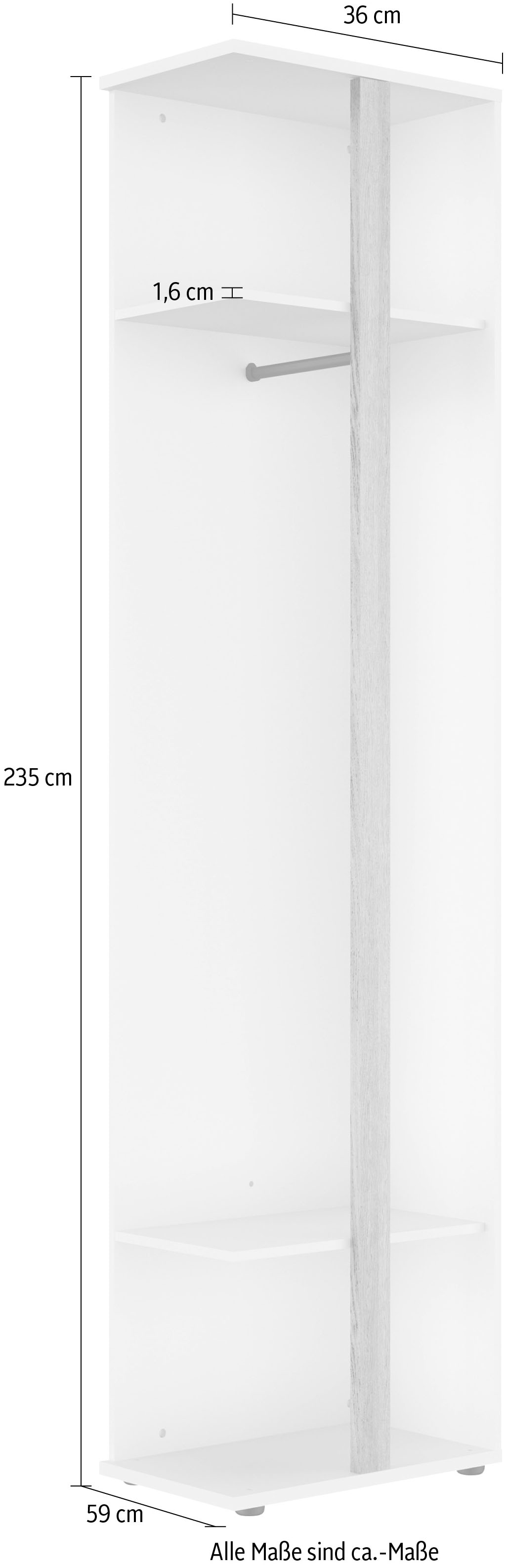 Gami Schrankmodule »Enzo« 1 Stk. tlg. Verschiedene Module einfach zu kombinieren