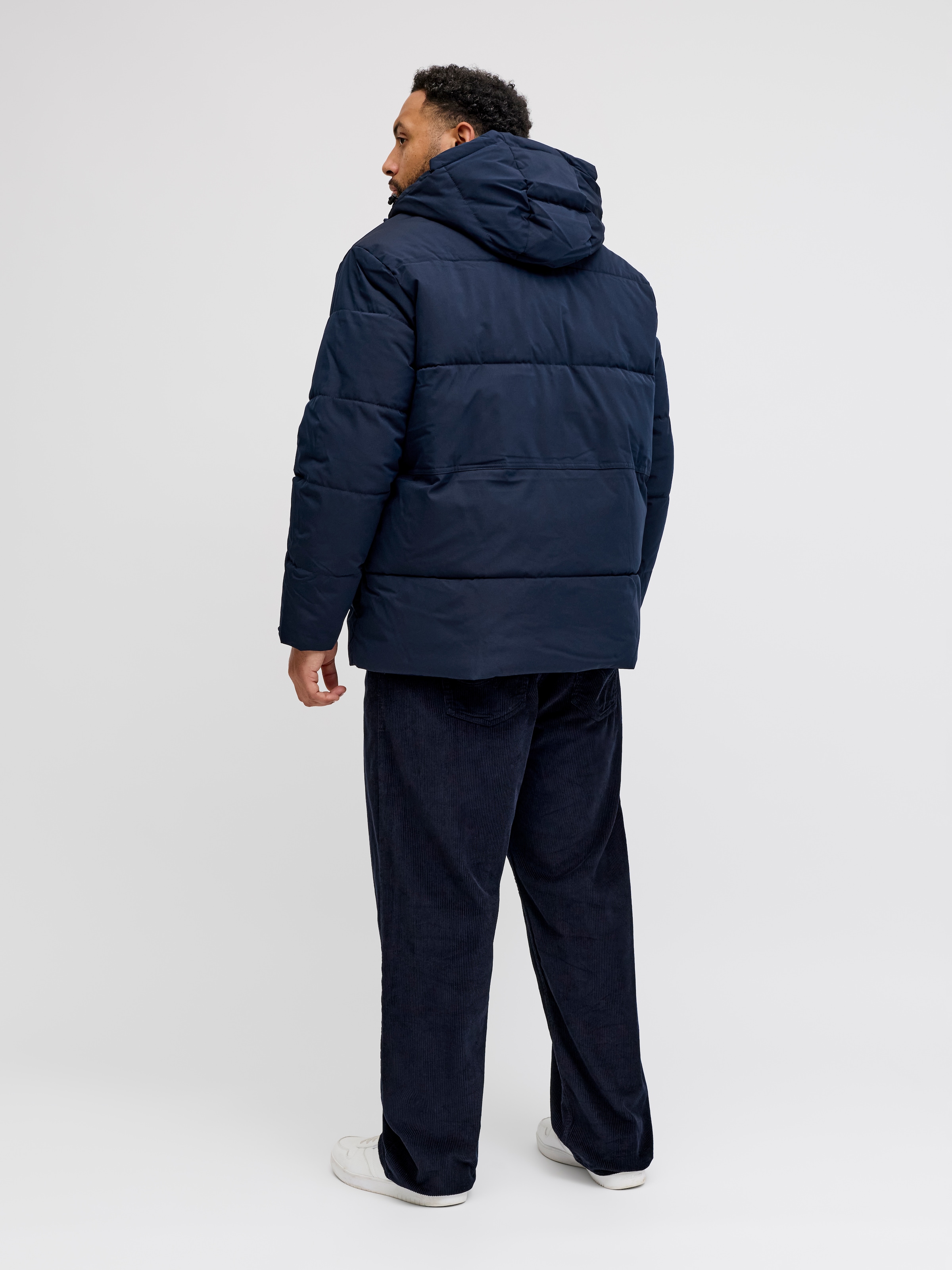 Jack & Jones PlusSize Steppjacke »JJEOWEN PUFFER SN PLS« mit Kapuze