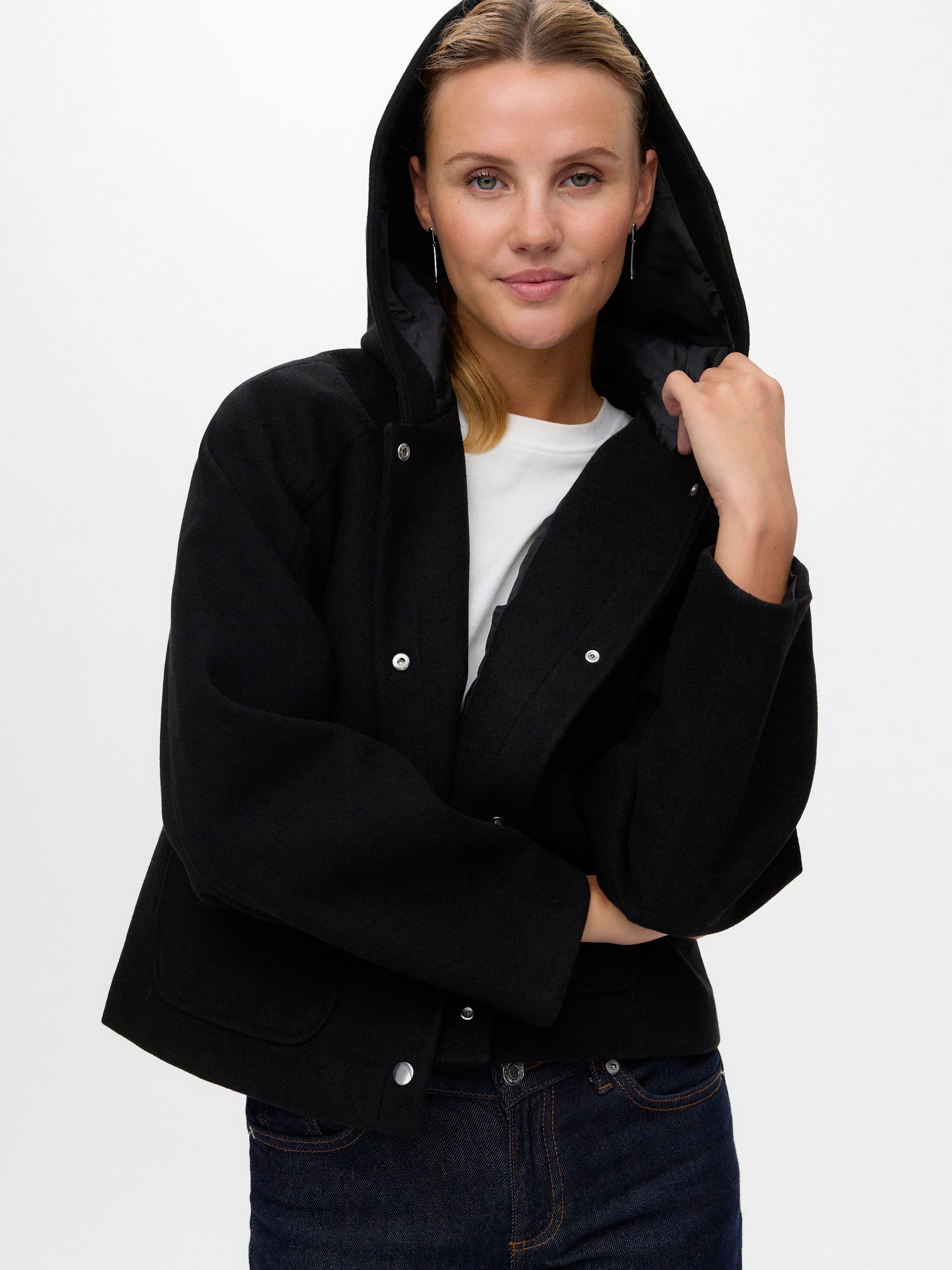 Vero Moda Kurzjacke »VMFORTUNEROME SHORT JACKET GA BOO« mit Kapuze
