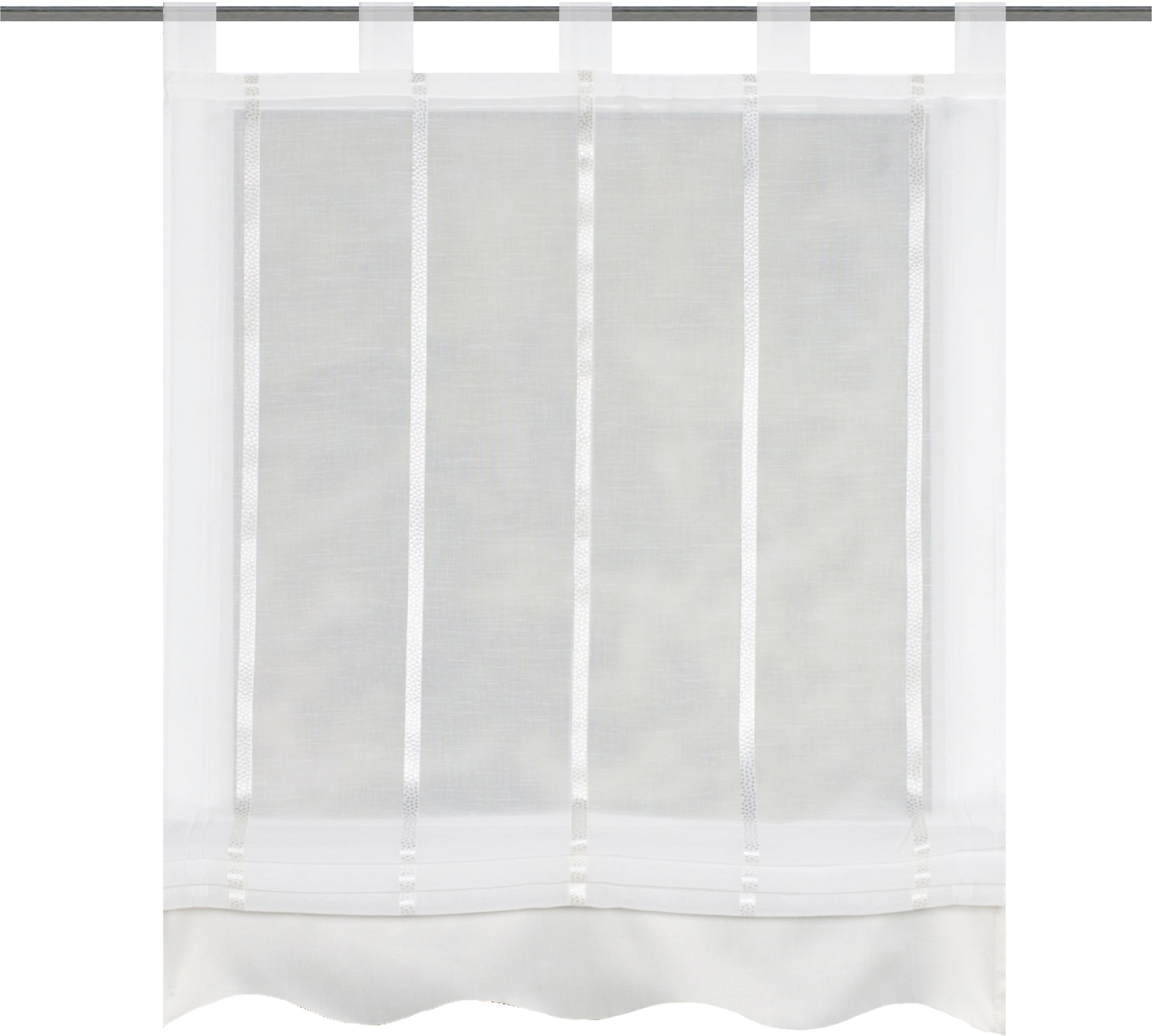 HOME WOHNIDEEN Raffrollo »KATHY« mit Schlaufen freihängend