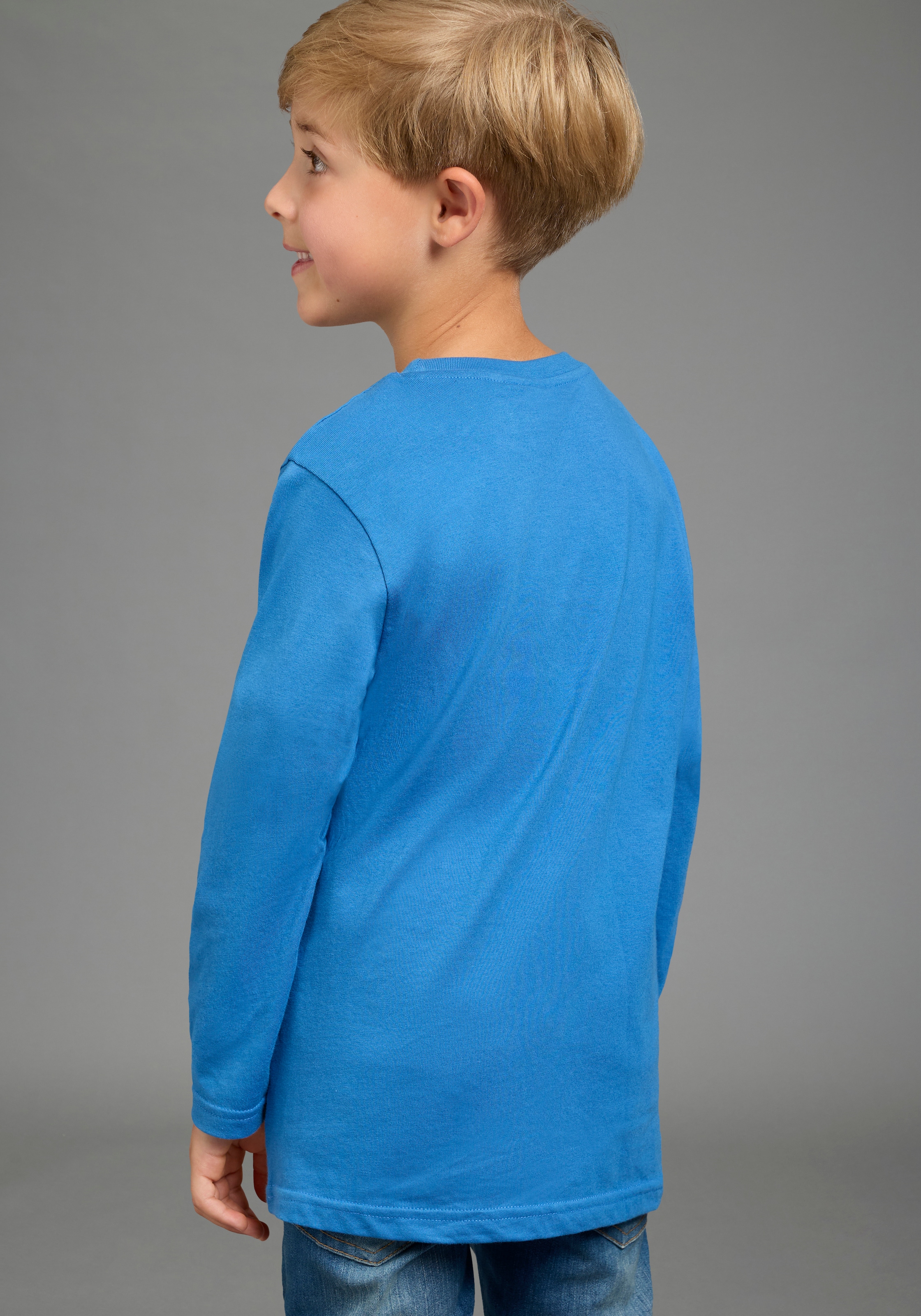 KIDSWORLD Langarmshirt »Mickey&Goofy Shirt, Disney« normale Schnittform, Langarm, bedruckte Optik, für Kinder