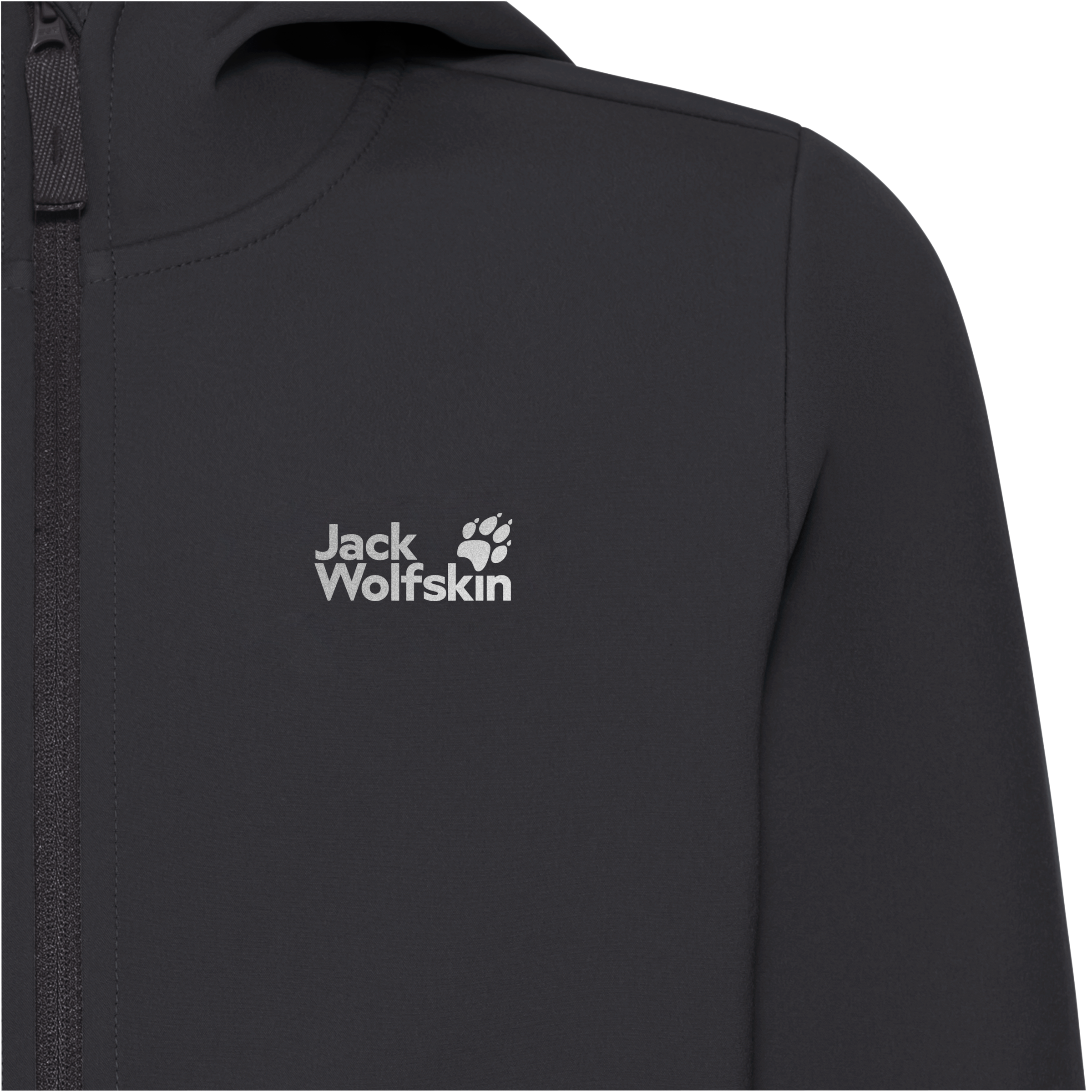 Jack Wolfskin Veste softshell »FOURWINDS JACKET KIDS« mit Kapuze