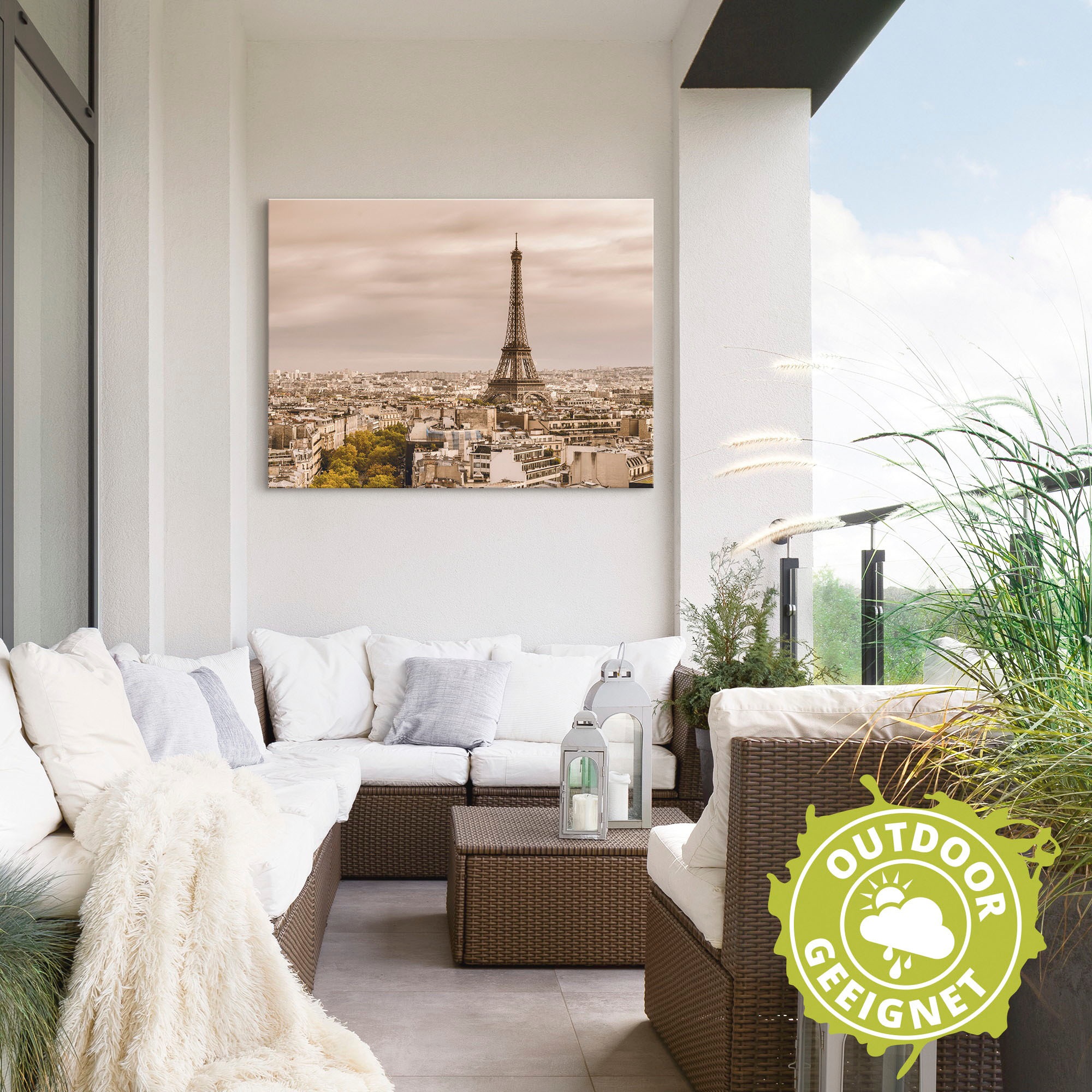 Artland Wandbild »Paris Eiffelturm I« Frankreich 1 Stk. tlg. als Alubild, Outdoorbild, Leinwandbild, Wandaufkleber, versch. Grössen