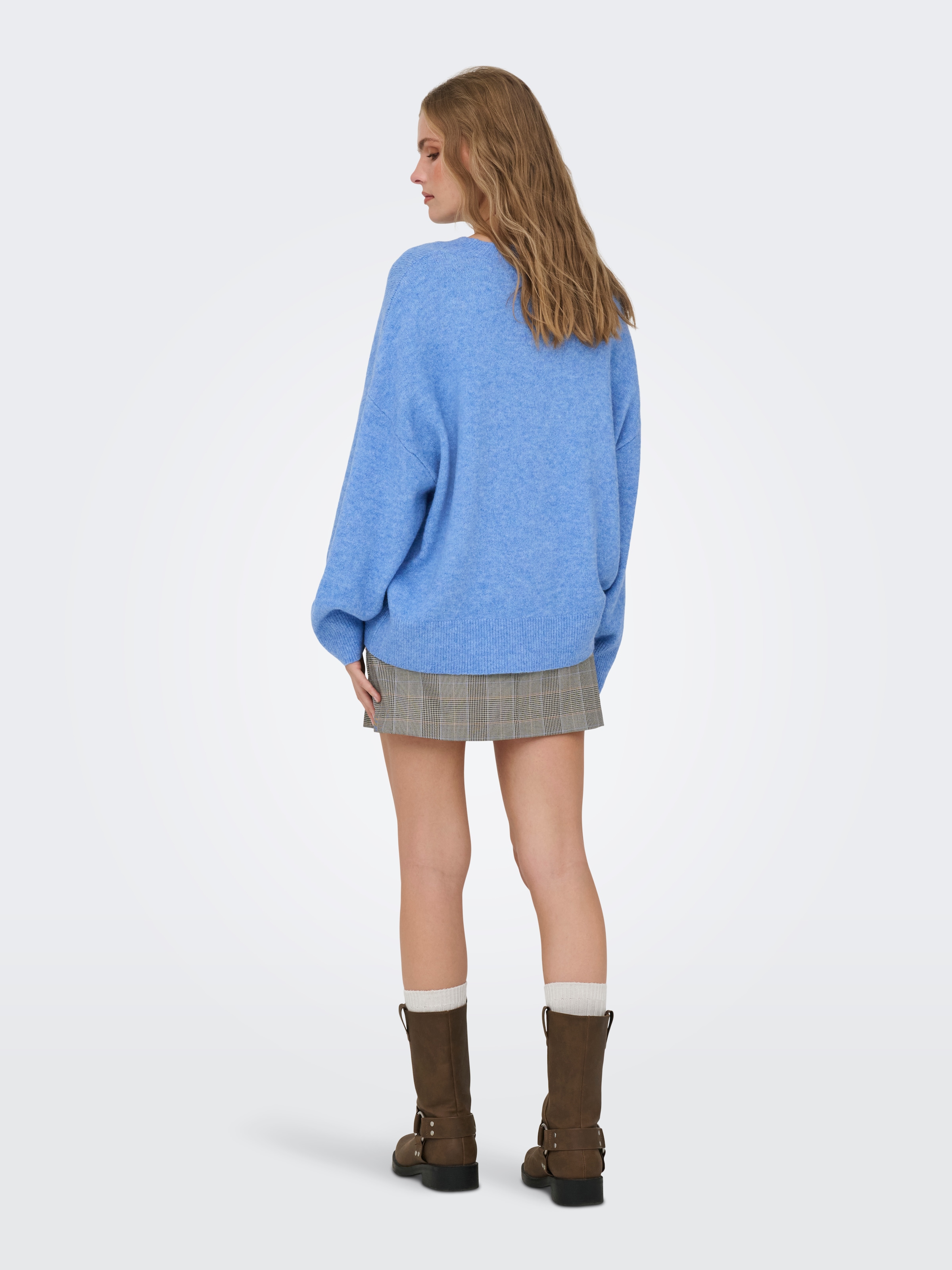 JDY Pull en tricot »JDYSONJA L/S O-NECK PULLOVER KNT NOOS« Materialmix