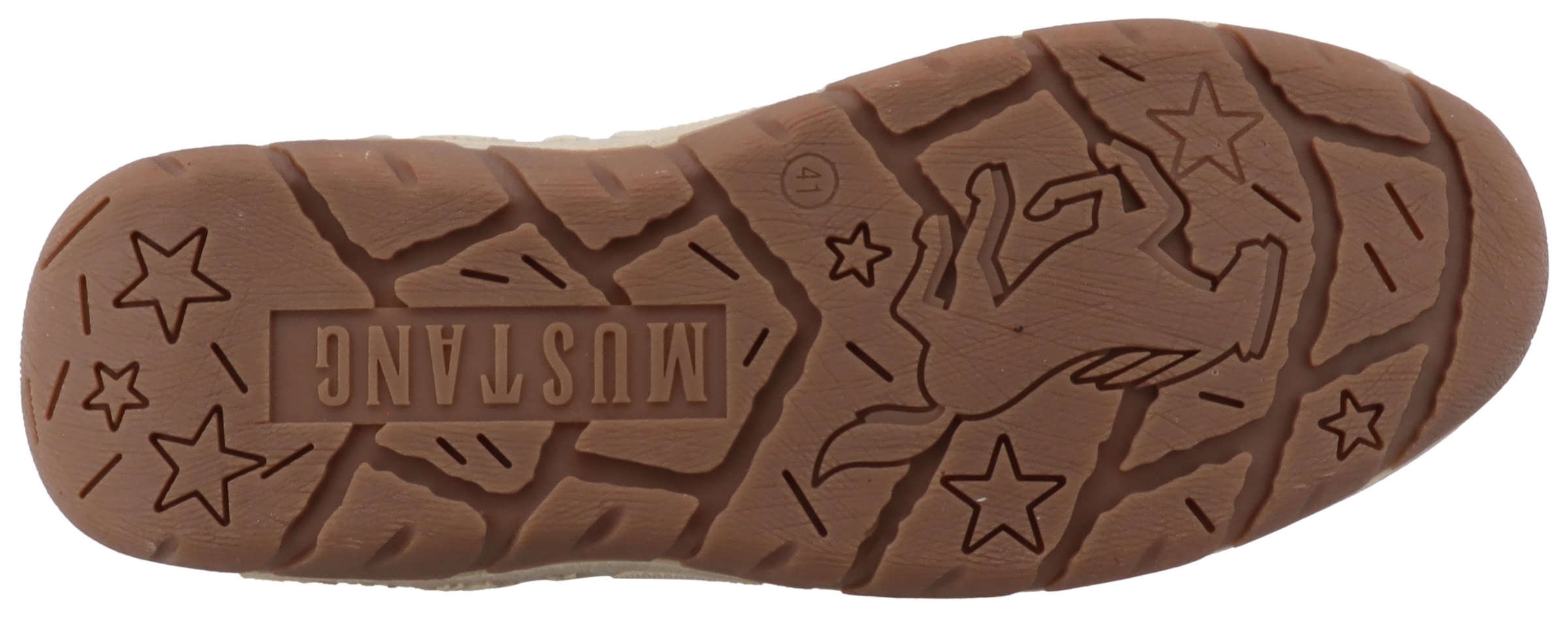 Mustang Shoes Sneakers »Benedetto«  chaussure de loisir, chaussure basse, à lacets avec fermeture éclair latérale