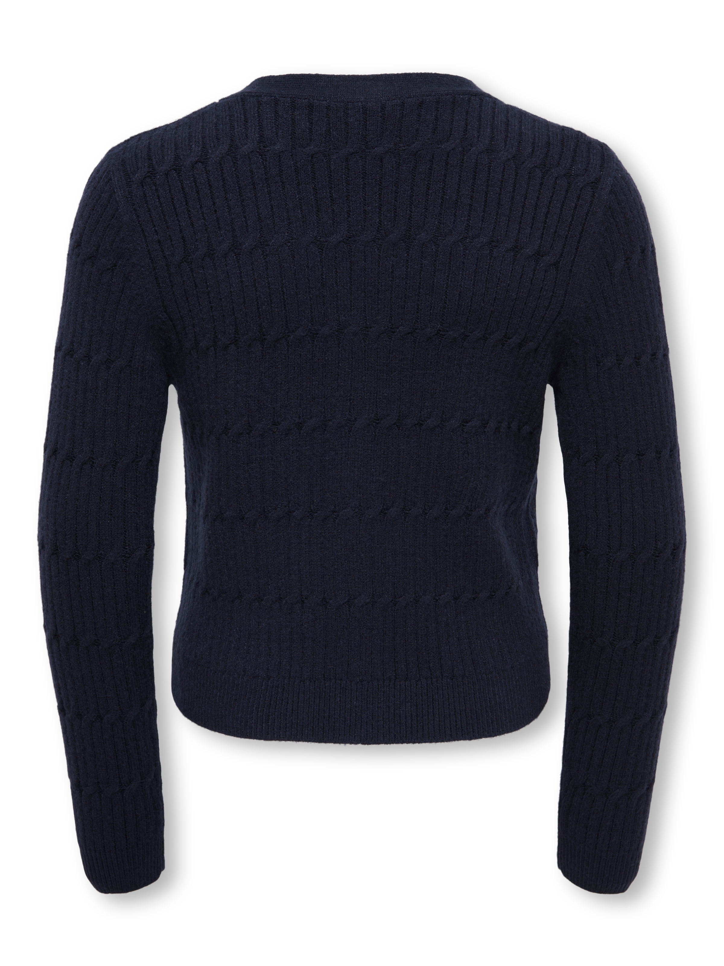 KIDS ONLY Veste en tricot »KOGKATIA LS CABLE V-NECK CARDI KNT« mélange de matériaux, coupe régulière