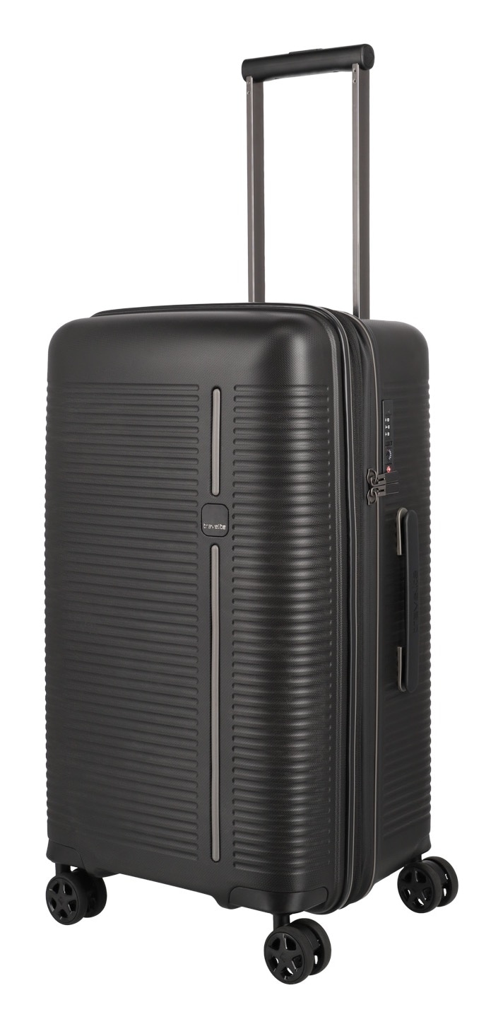 travelite Hartschalen-Trolley »ROOMER Trunk Reisekoffer Hartschale« 66 l 4 Rollen TSA-Schloss – robustes Reisegepäck im Trunk-Design