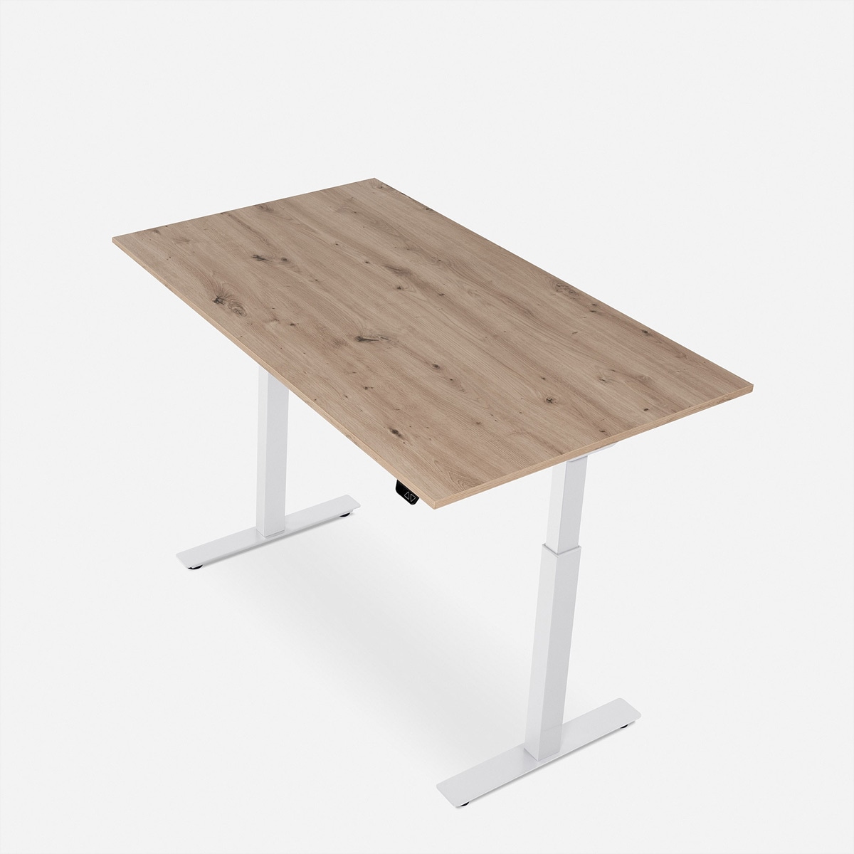   »WRK21 Schreibtisch Smart 120 x 80 cm, Höhenverstellbar, Kendal Eiche / Weiss« ()