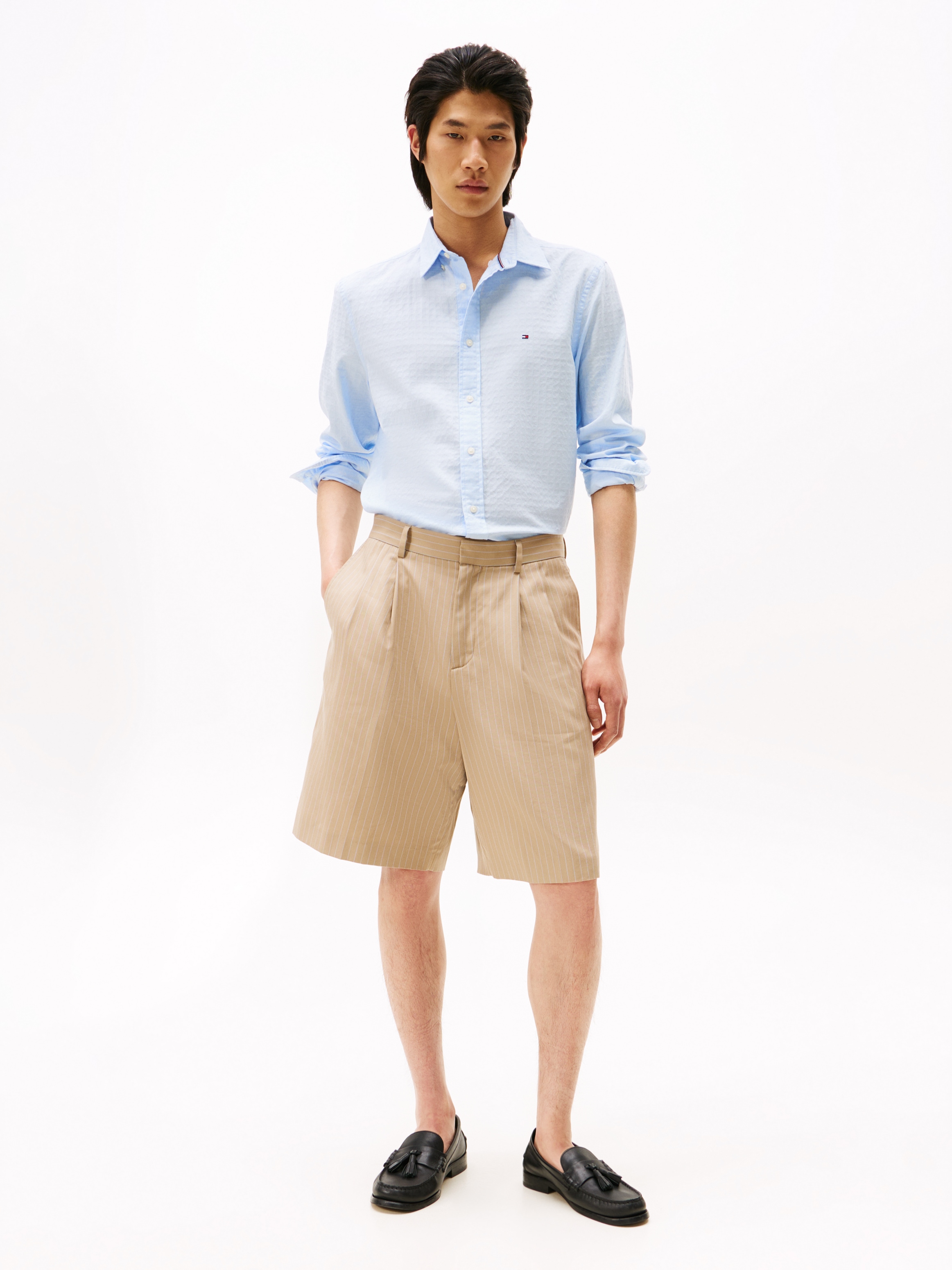 Tommy Hilfiger Langarmhemd »DOBBY STRUCTURE RF SHIRT«