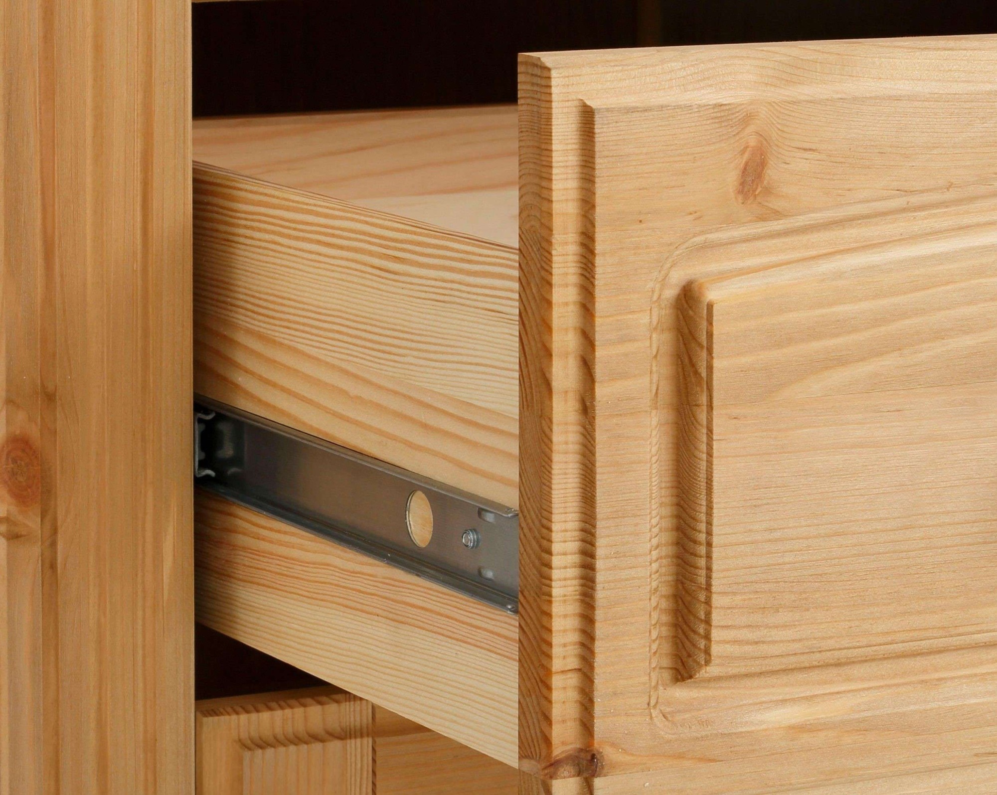 GOODproduct Commode »Anna, Sideboard, Anrichte, Stauraumschrank« B/T/H: 94/40/88 cm,  aus massiver Kiefer, Breite 94 cm, mit Kassettenoptik, FSC®