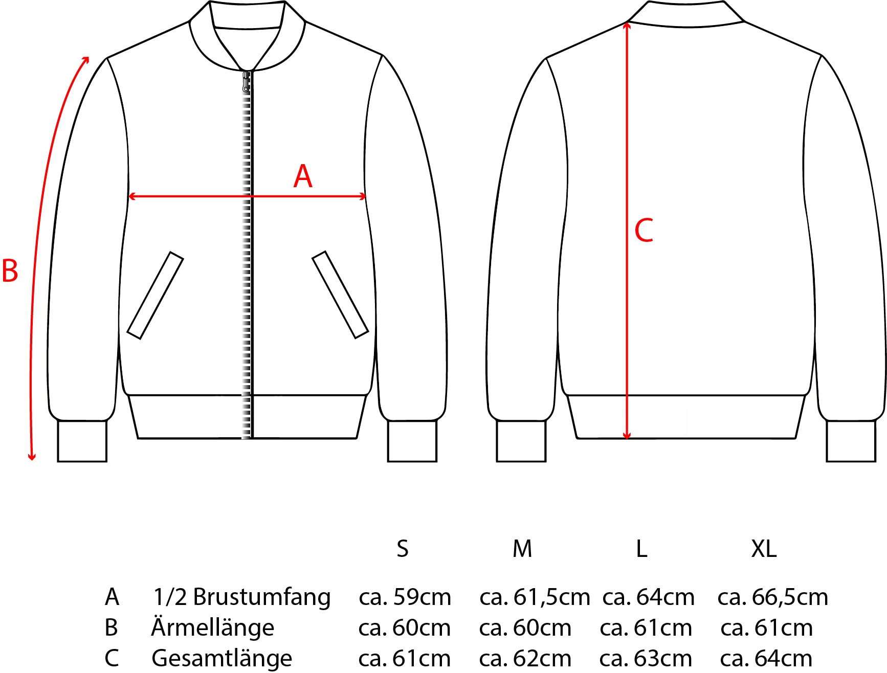 Zwillingsherz Veste bomber »"Be Happy"« ohne Kapuze modisch, Kontrastdetails, regular fit, langärmelig, mit Herzsticker