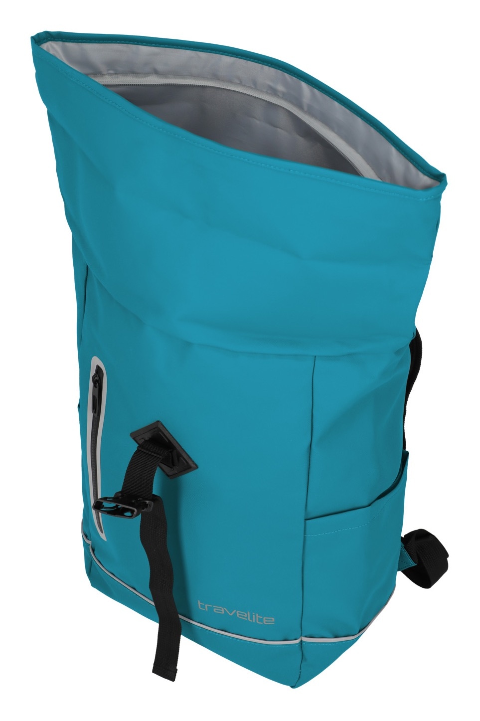 travelite Freizeitrucksack »BASICS Roll-Up Rucksack aus Plane« mit variablem Roll-Up-Verschluss