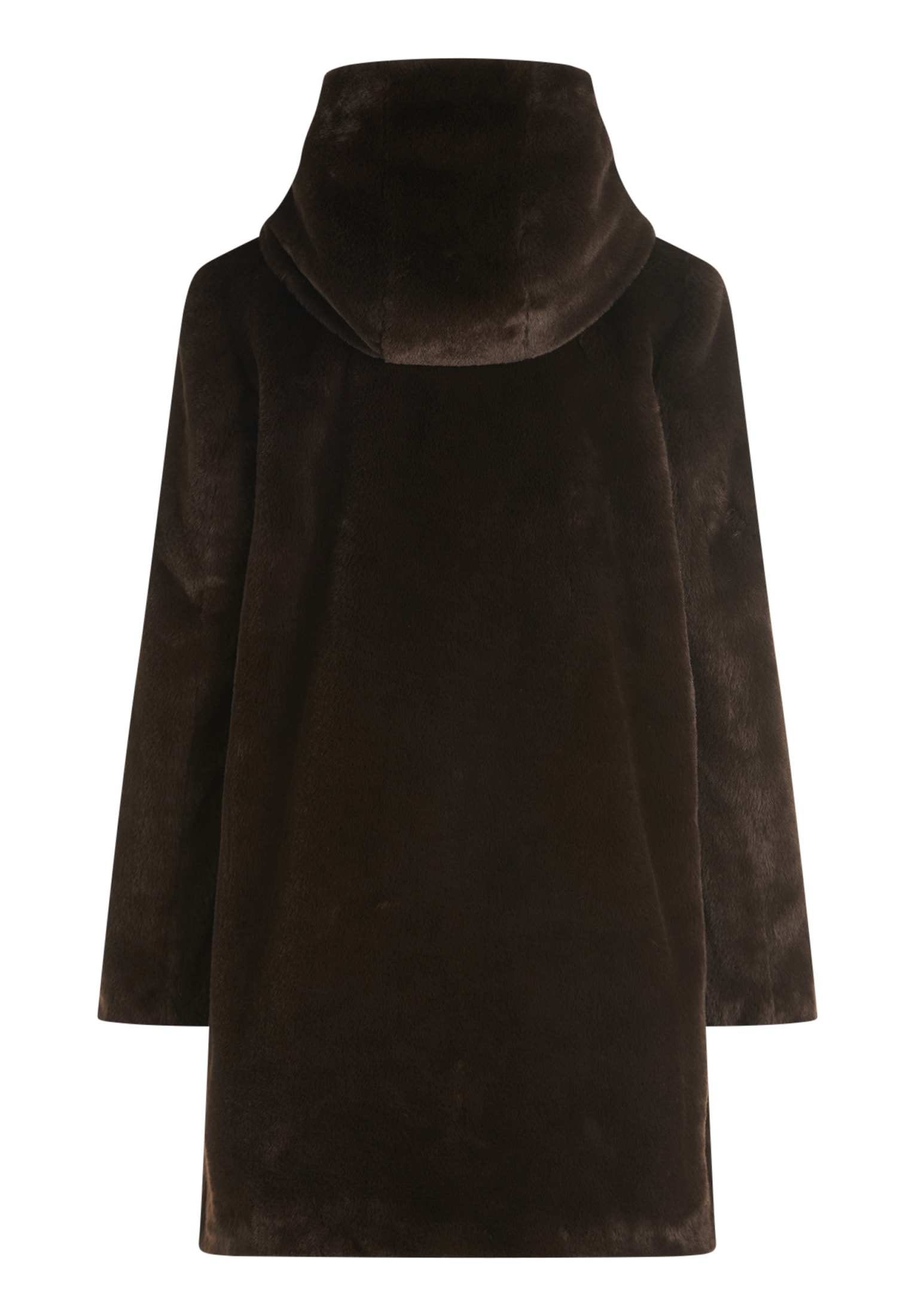 Betty Barclay Plüschjacke mit Kapuze mit Kapuze