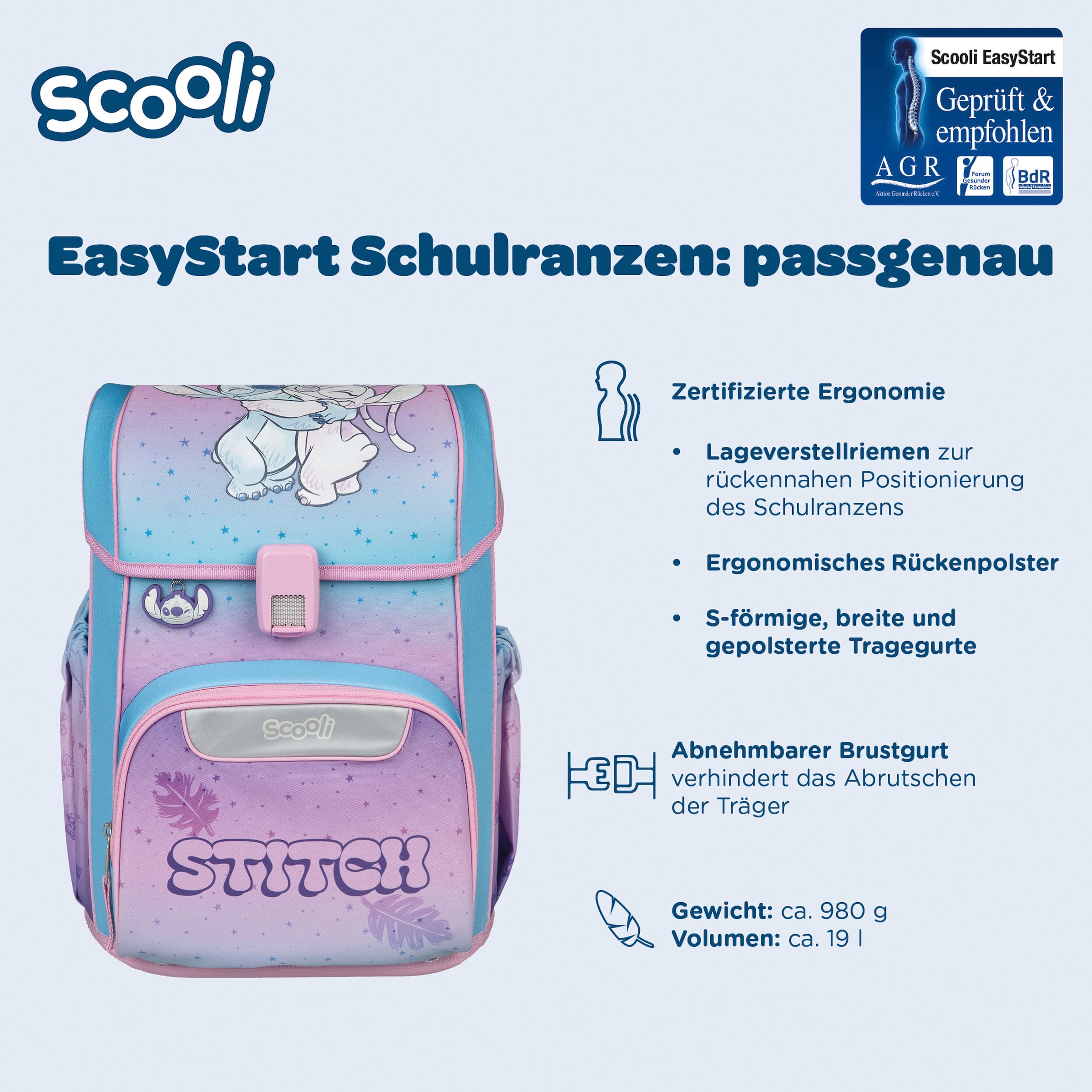 Scooli Cartable »Easy Start« Reflektoren