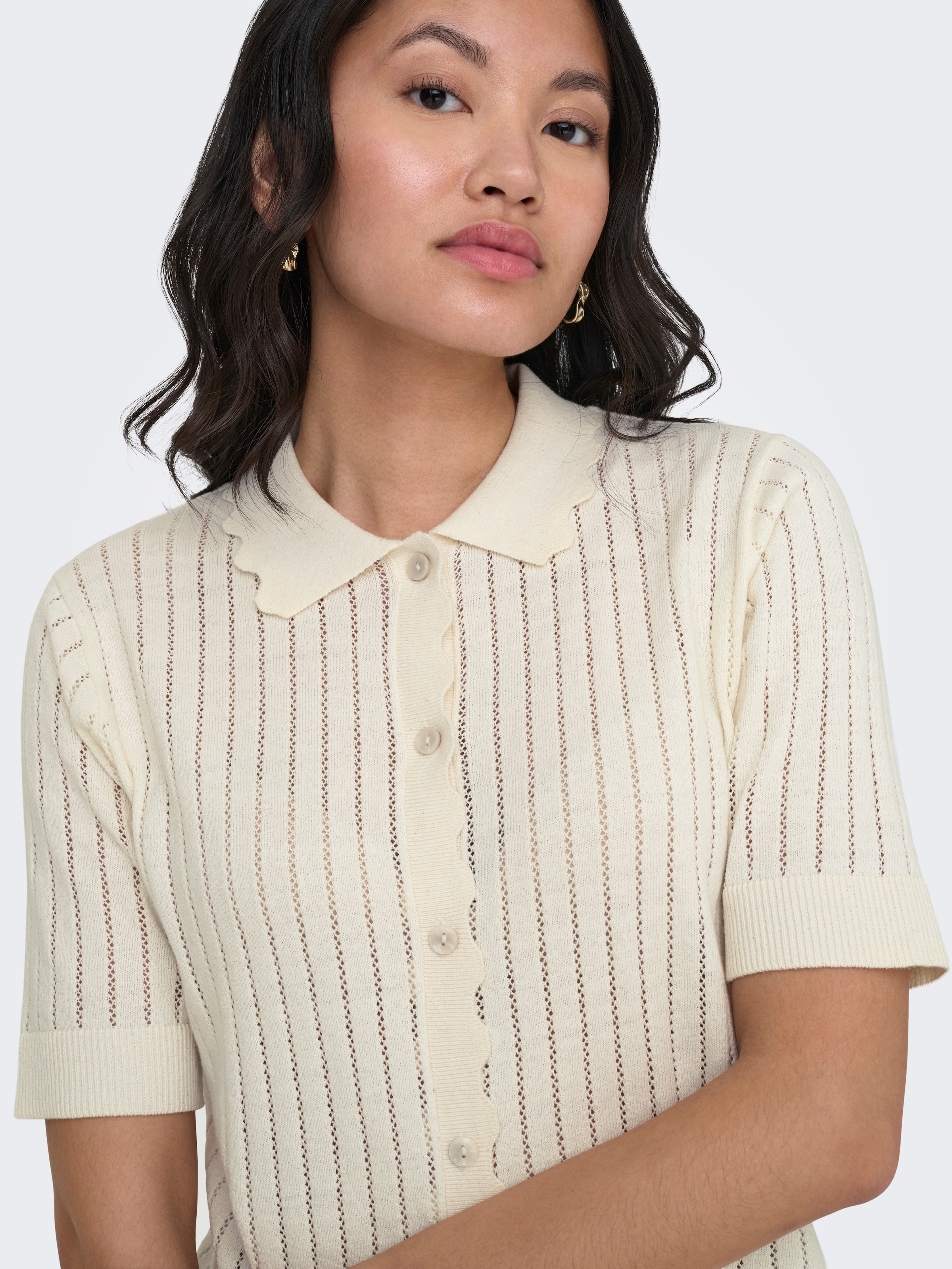 ONLY Veste en tricot »ONLELMA POLO S/S CARDIGAN KNT NOOS«