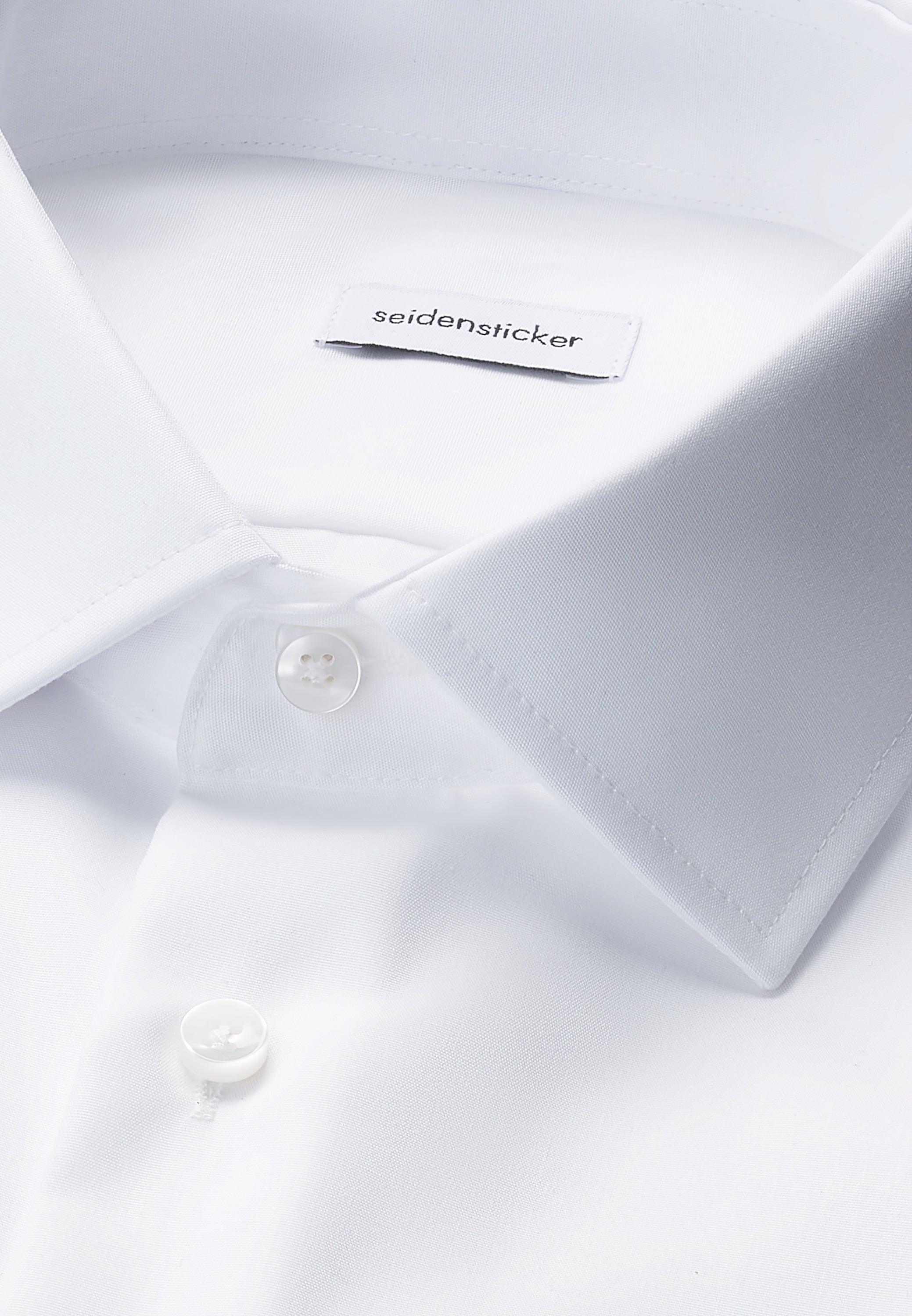 seidensticker Chemise d'affaires »Schwarze Rose« Slim 1/2 Kentkragen Uni