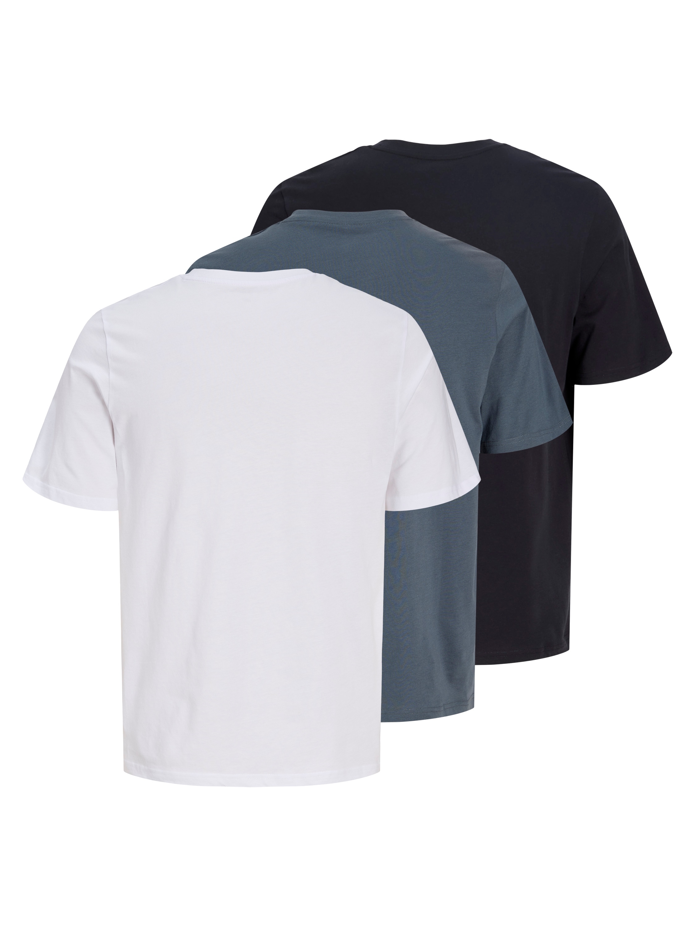 Jack & Jones T-shirt »JJMUNK TEE SS CREW NECK 3PK MP« Paquet, 3 en coton, coupe normale, col rond