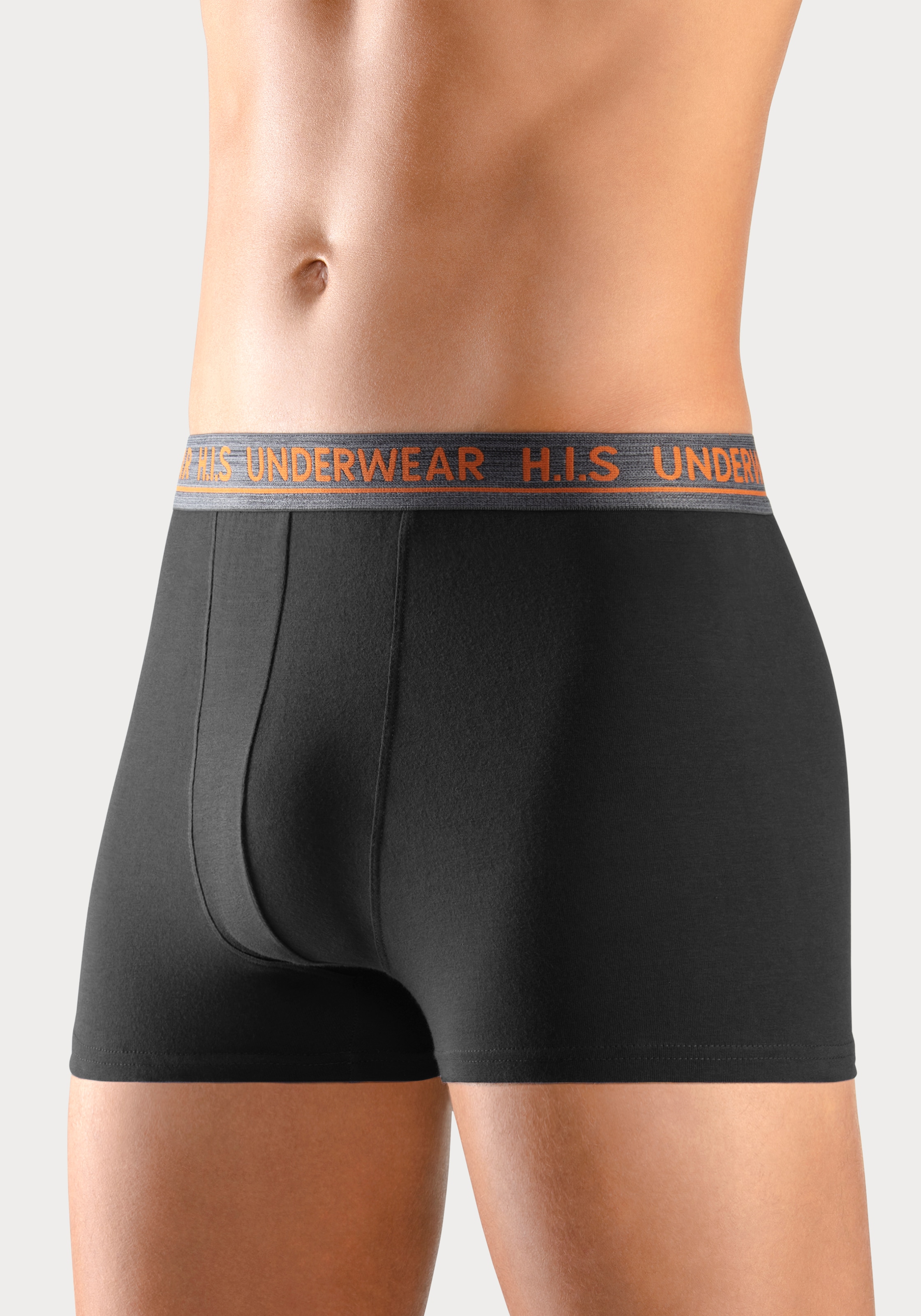 H.I.S Boxer »Boxershorts für Herren« Packung, 4 cuis mit bequemem Stretchbündchen