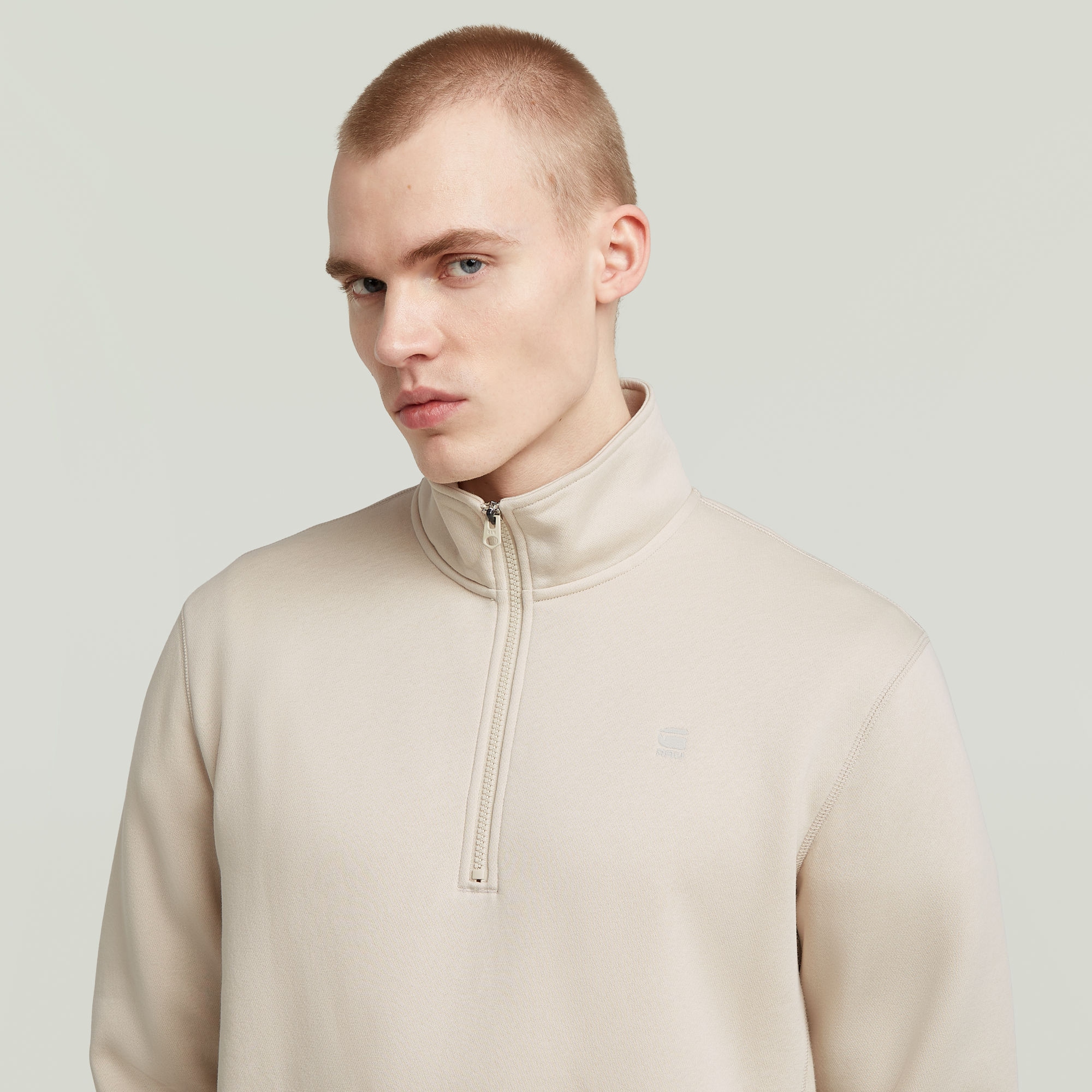 G-STAR Sweat-shirt »Premium Core Half Zip«, avec col montant
