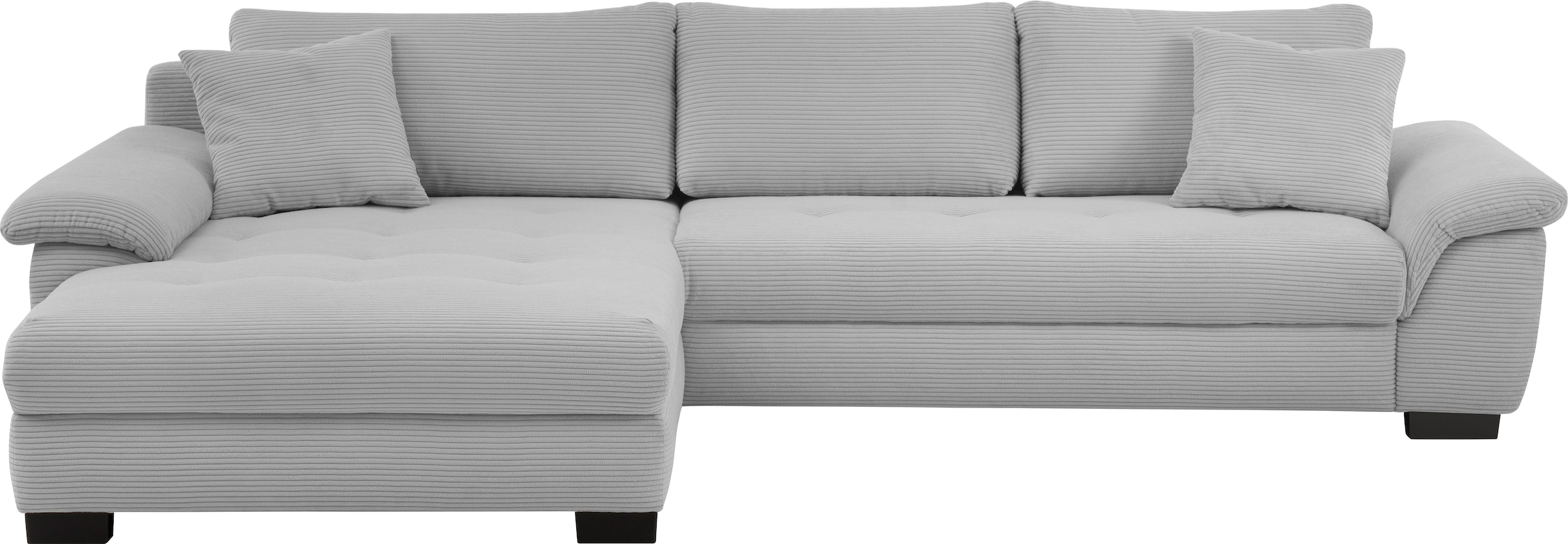 Mr. Couch Canapé d'angle »Dario, L-Form, mit Bett und Bettkasten« wahlweise mit Kaltschaum