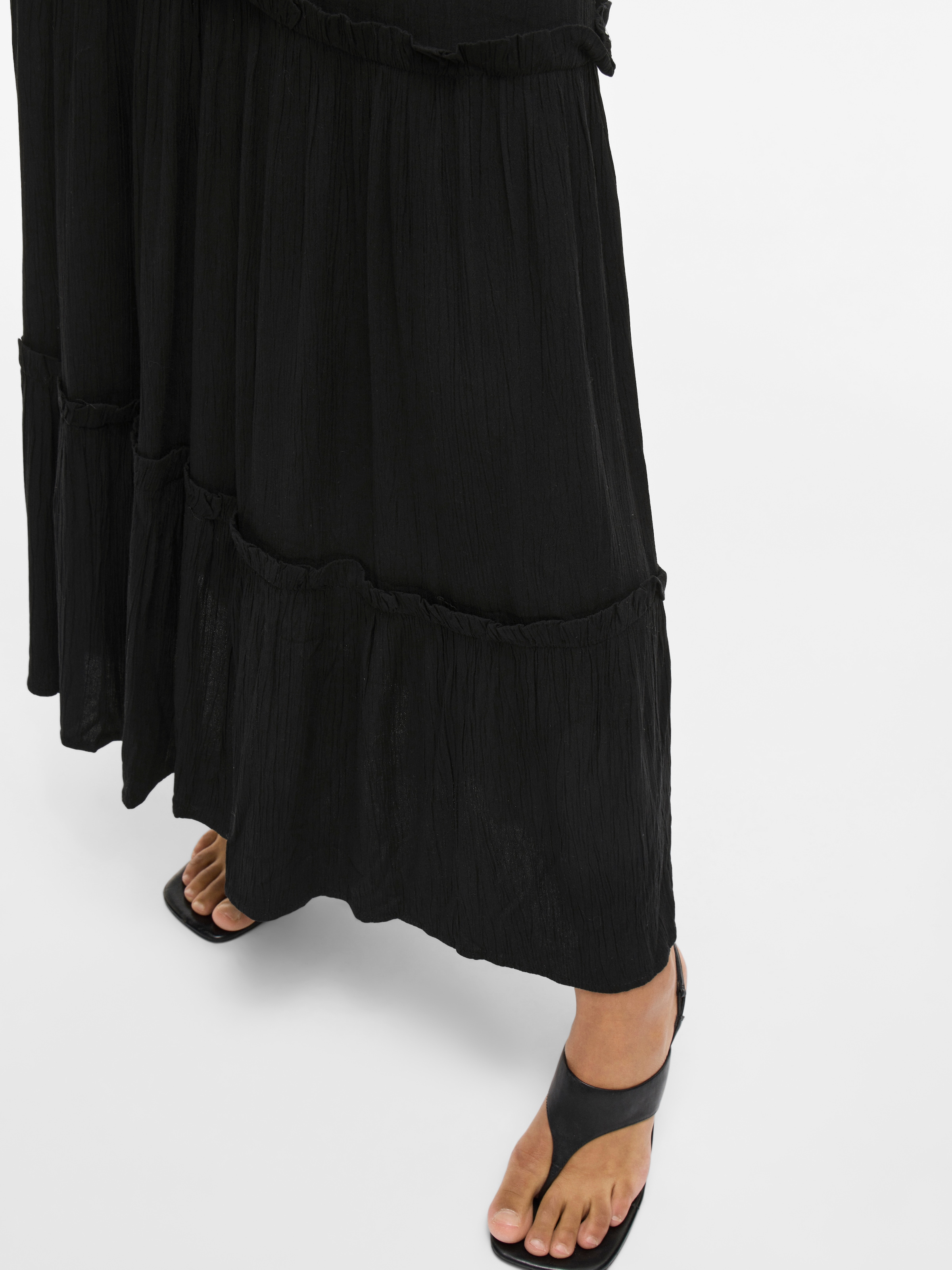 Vila Maxi jupe »VIMESA HW MAXI SKIRT - NOOS« mit Rüschen