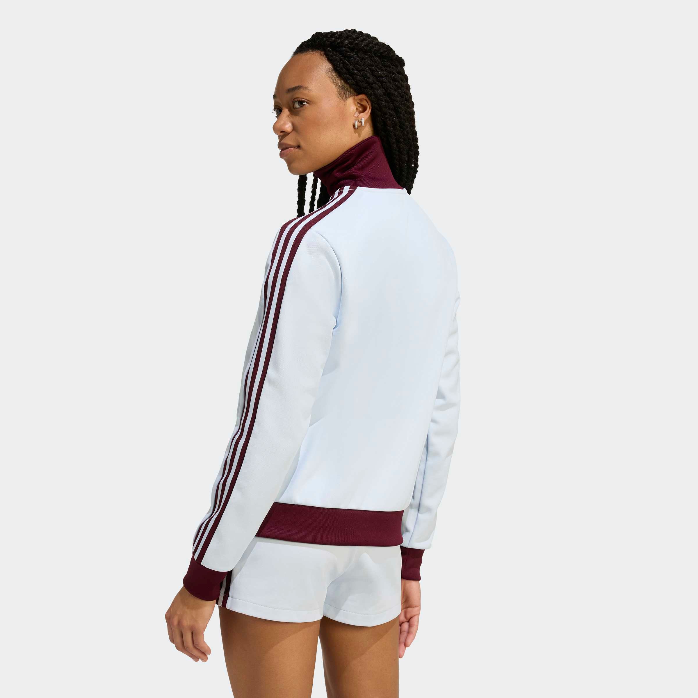 adidas Originals Veste d'entraînement »CLASSIC TT« pour adultes, avec fermeture éclair, en coton, coupe régulière
