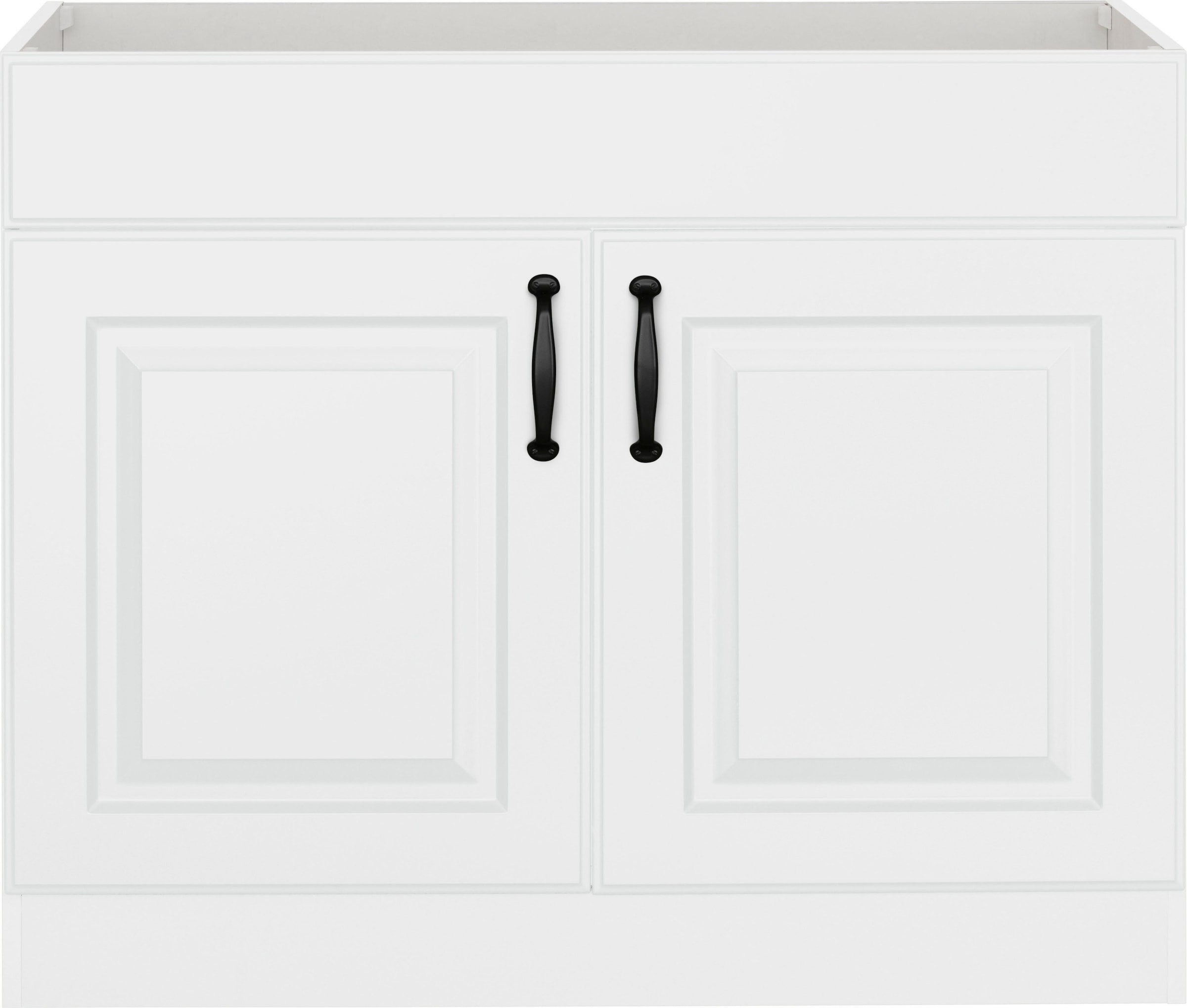 wiho Küchen Spülenschrank »Erla« 100 cm breit mit Kassettenfront, ohne Arbeitsplatte