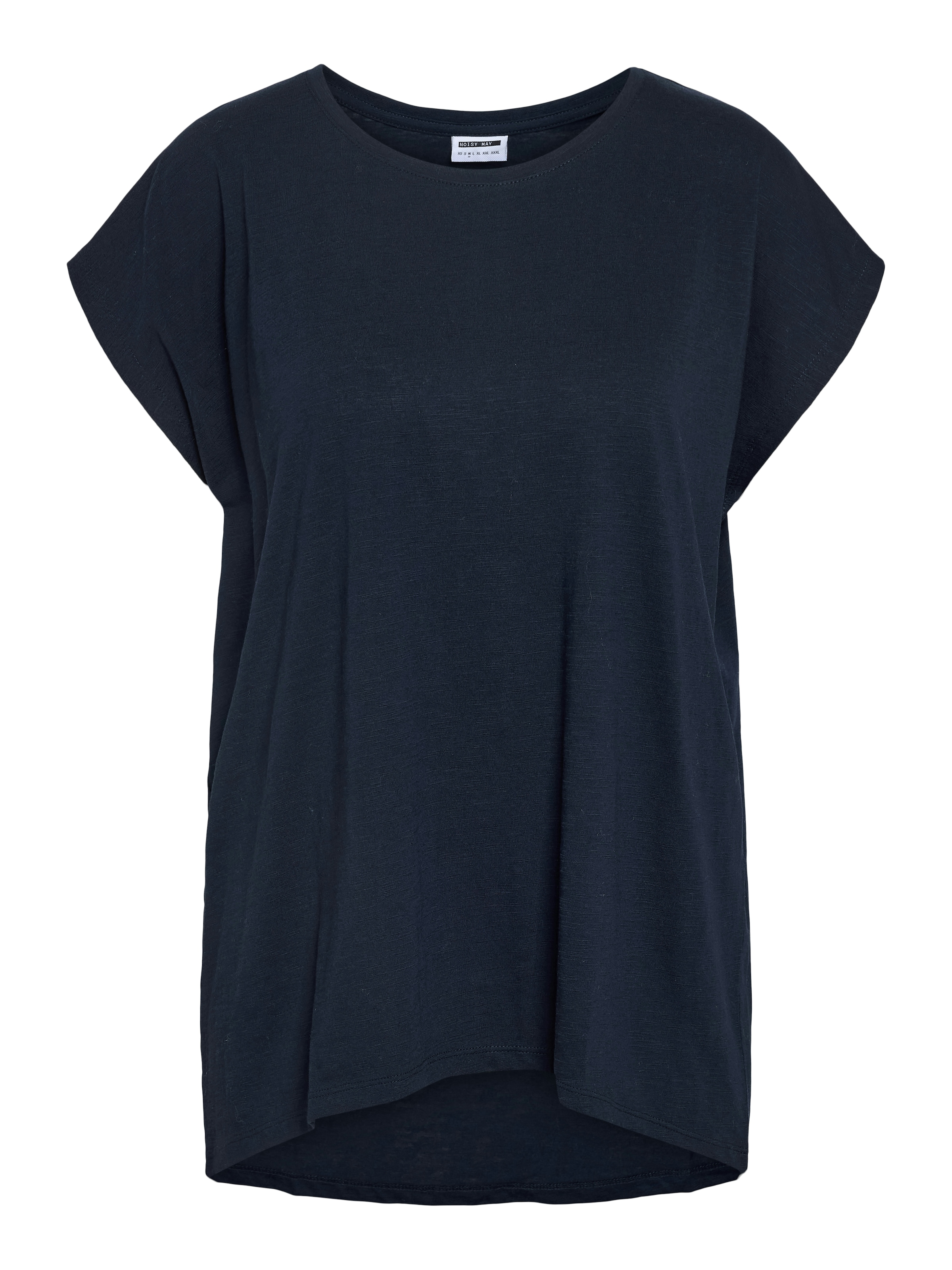 Noisy may T-shirt à manches courtes »NMMATHILDE S/S LOOSE LONG TOP NOOS« Baumwollmischung, relaxed fit