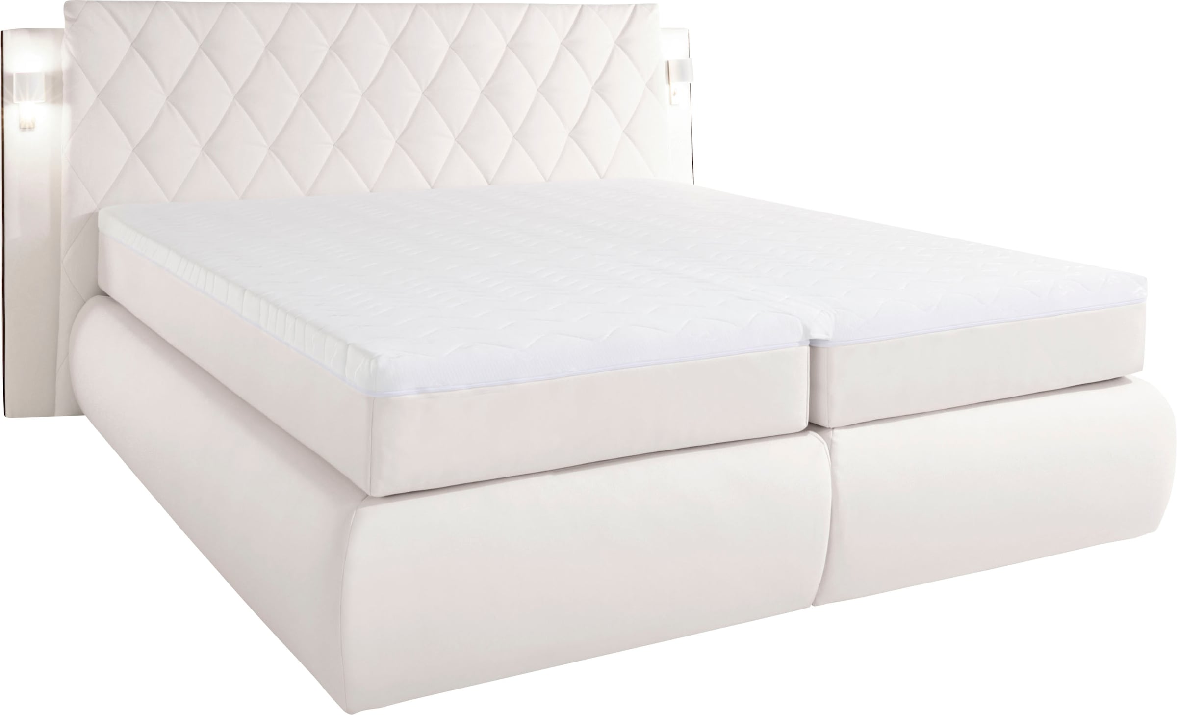 COLLECTION AB Boxspringbett inklusive Bettkasten, LED-Beleuchtung und Topper