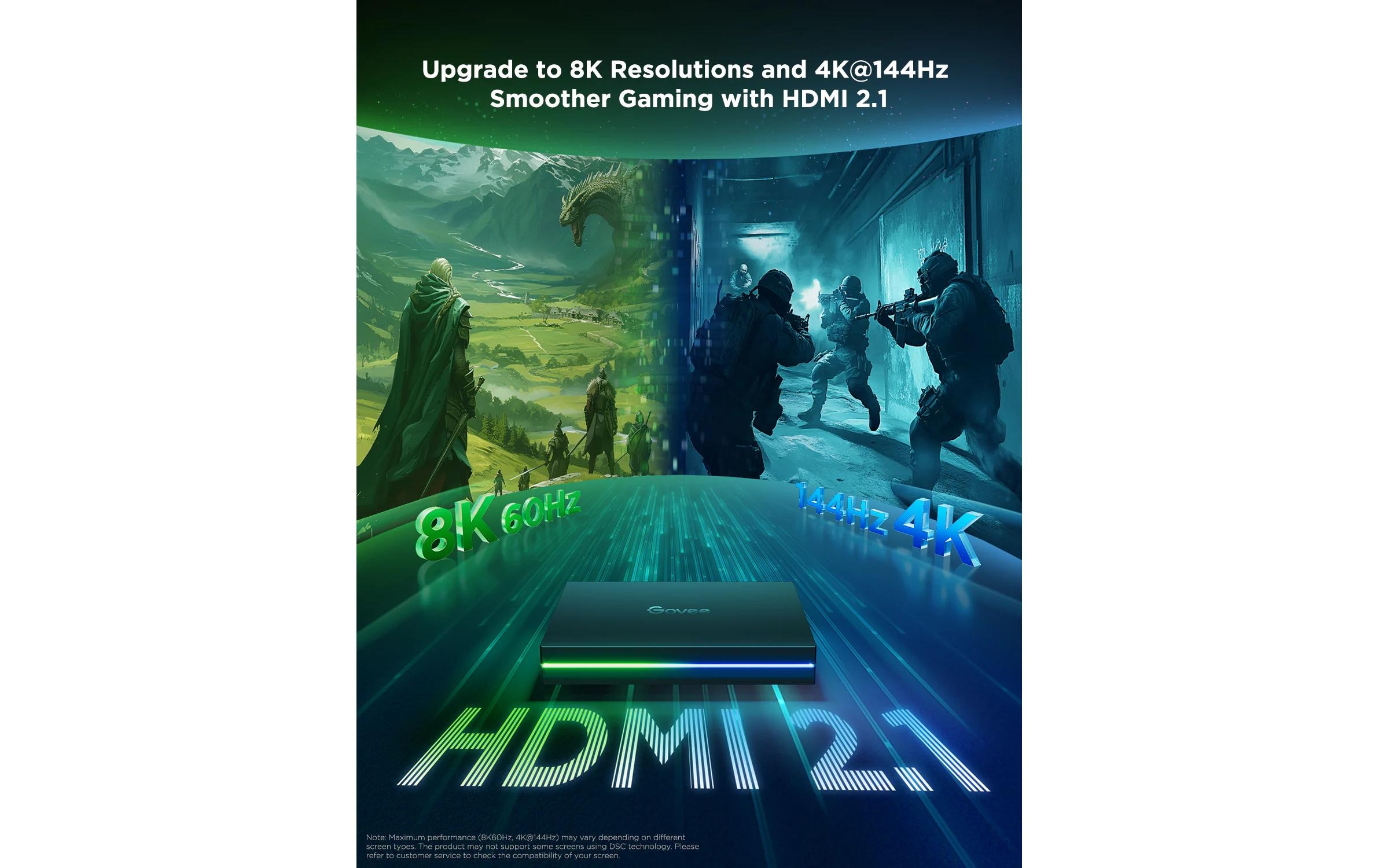 Govee Lampe LED intelligente »HDMI AI Sync Box Kit 27-34« 1 cuis