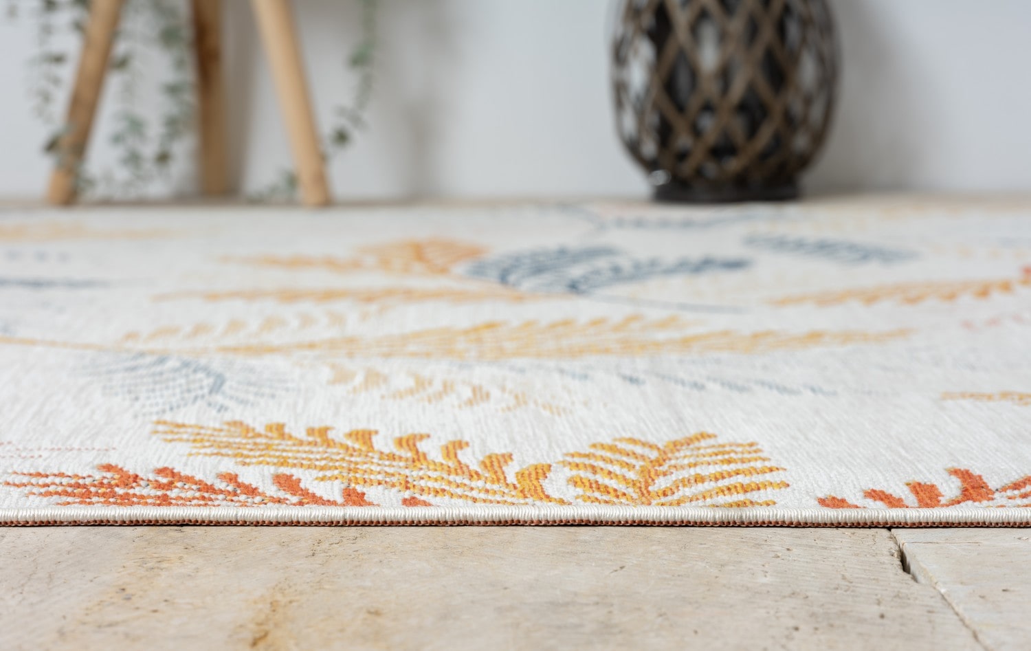 Myflair Möbel & Accessoires Teppich »Johanna, LAGERRÄUMUNG!« rechteckig 6 mm Höhe Wendeteppich, Blätter Motiv, Outdoor geeignet, Balkon, Terrasse