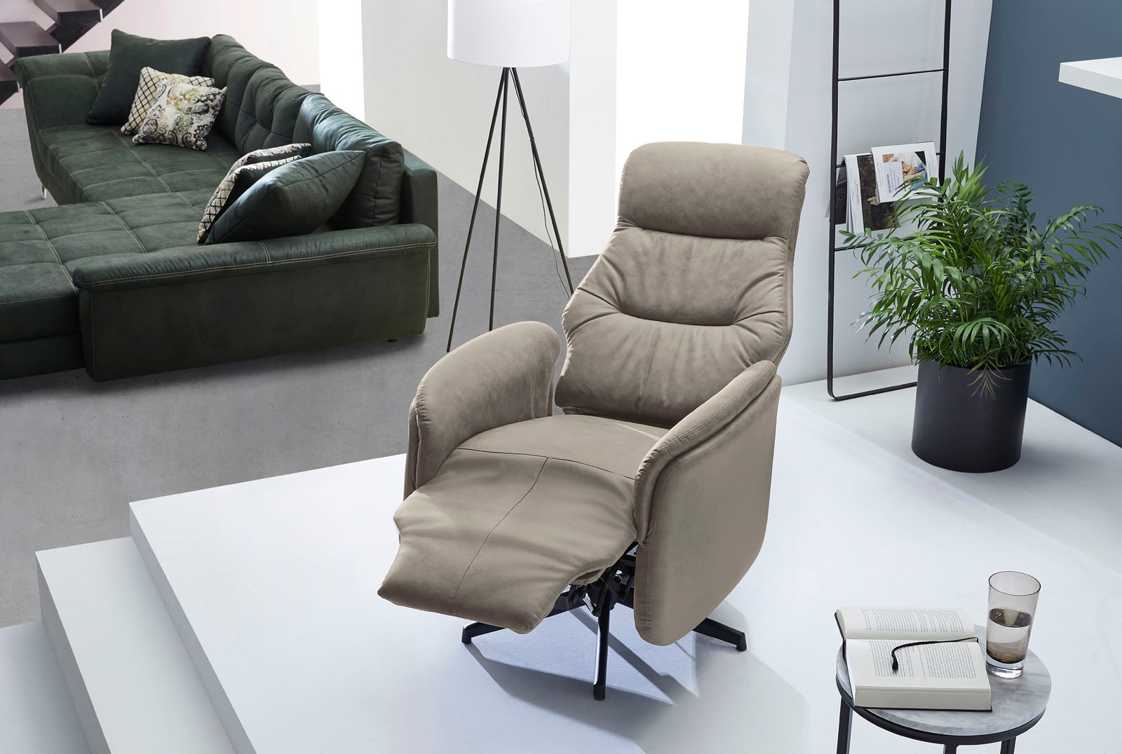Jockenhöfer Gruppe TV-Sessel »Doro, B: 73 cm, Sitzhöhe: 50 cm« elektr. Relaxfunktion, 2 Motoren, separate Steuerung Fuss- & Rückenteil