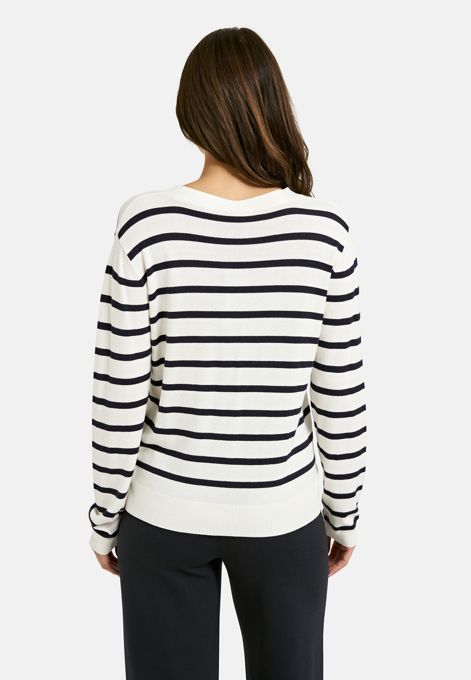 Smith & Soul Veste en tricot mit V-Ausschnitt, Viskosemix