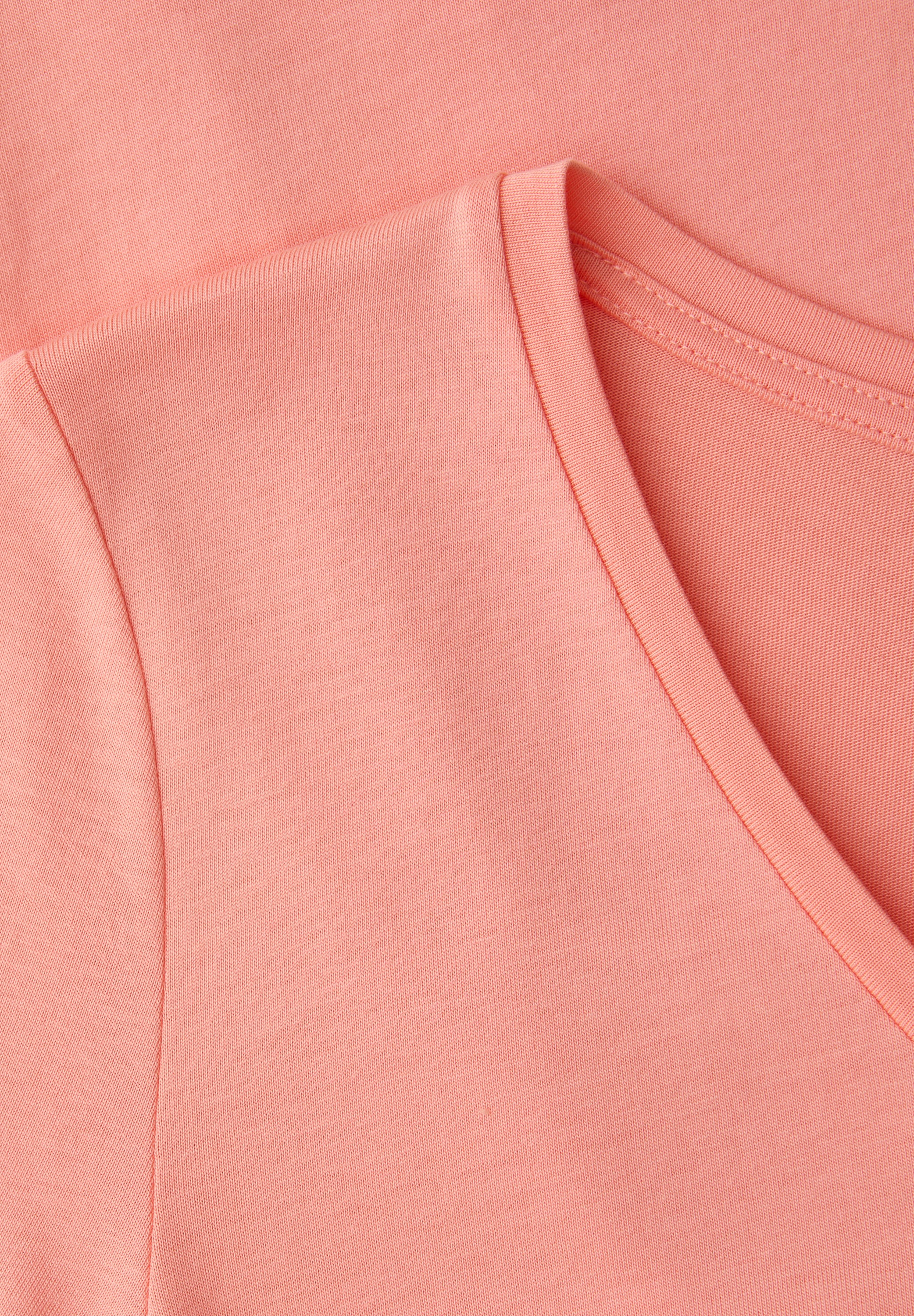 STREET ONE Rundhalsshirt Halbarm mit Turn-up