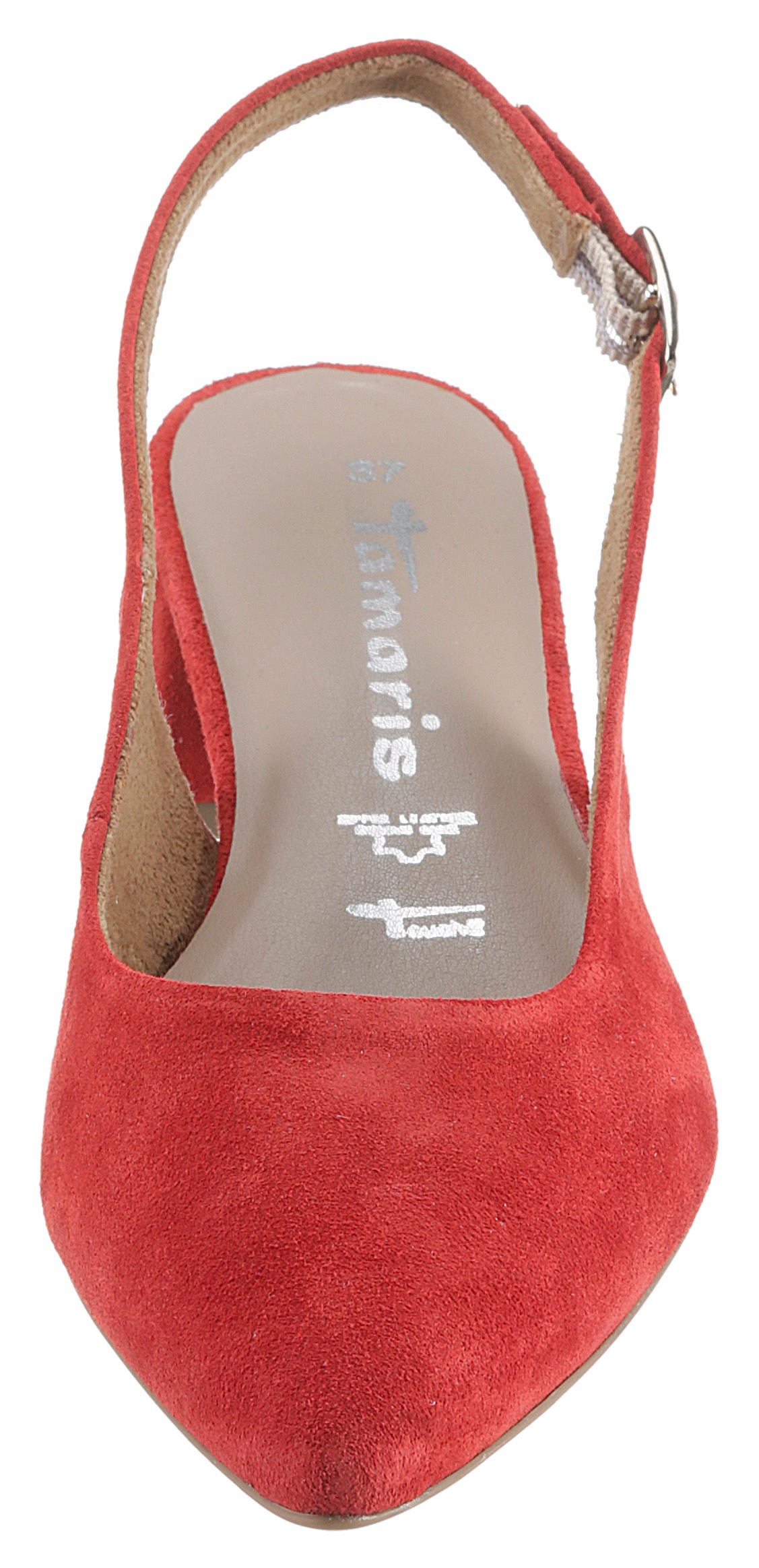 Tamaris Slingpumps  , Blockabsatz, Abendschuh, Sommerschuh mit verstellbarem Riemchen