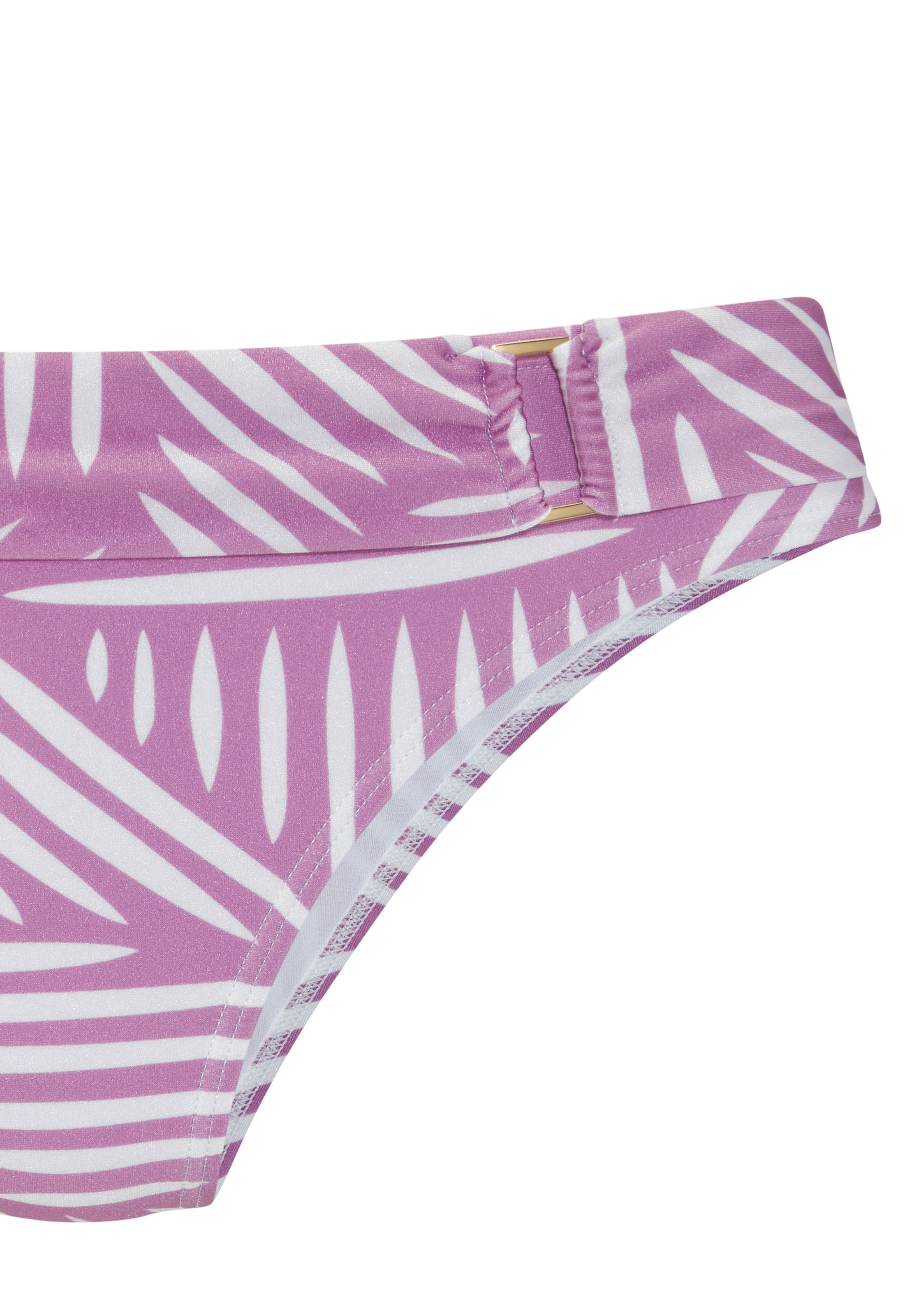 LASCANA Pantalon de bikini »Liv« Mit goldfarbener Schnalle