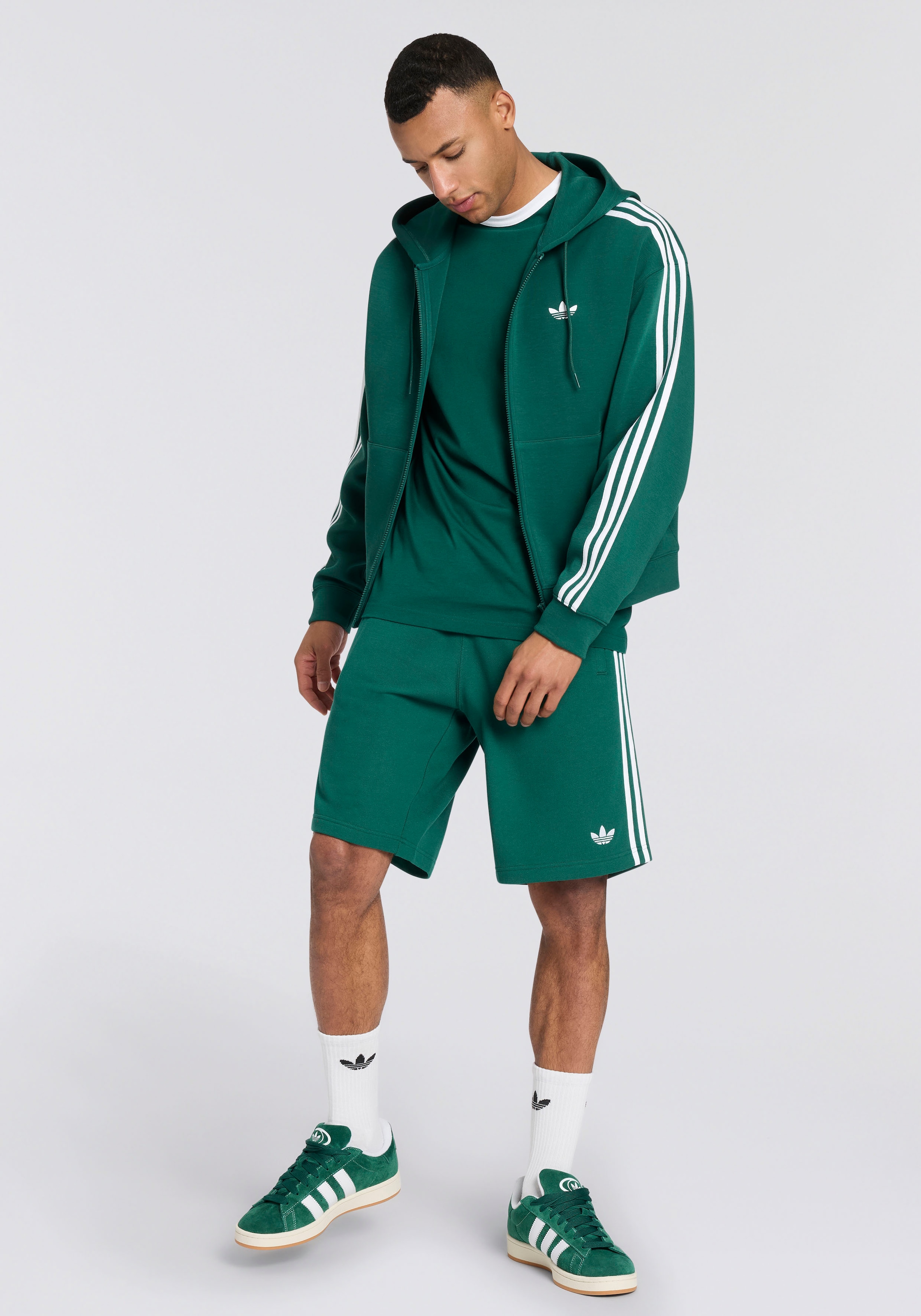 adidas Originals Sweat à capuche »ADIDAS ADICOLOR SPACER OVERSIZED«, mit Reissverschluss, lockere Oversize-Passform
