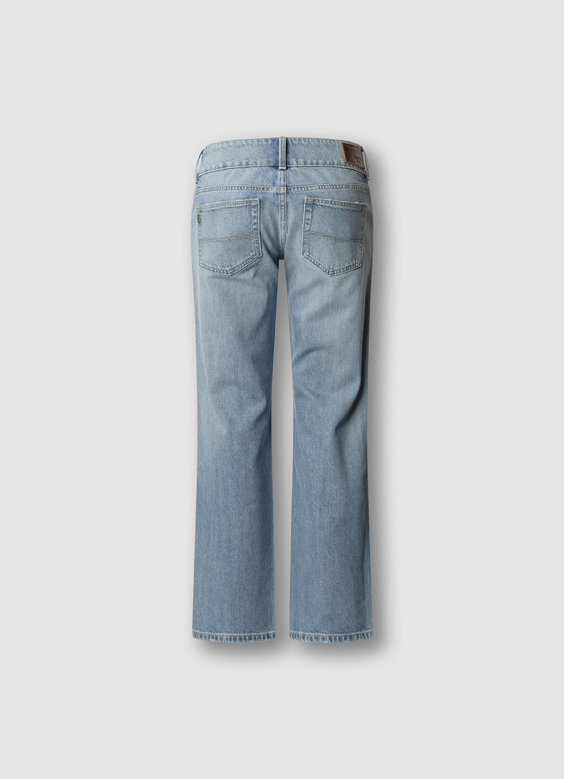 Pepe Jeans Jeans droit »STRAIGHT JEANS LW« mit doppeltem Knopfverschluss