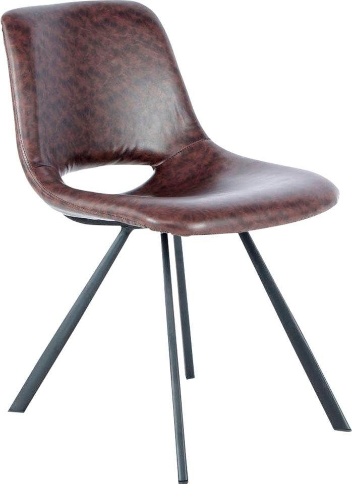 Kayoom Chaise »Josephine 325 2er-Set , zeitloses Design, mit geometrischer Aussparung« (Set) 2 cuispflegeleicht, schlicht, weiche Polsterung für angenehmes Sitzgefühl