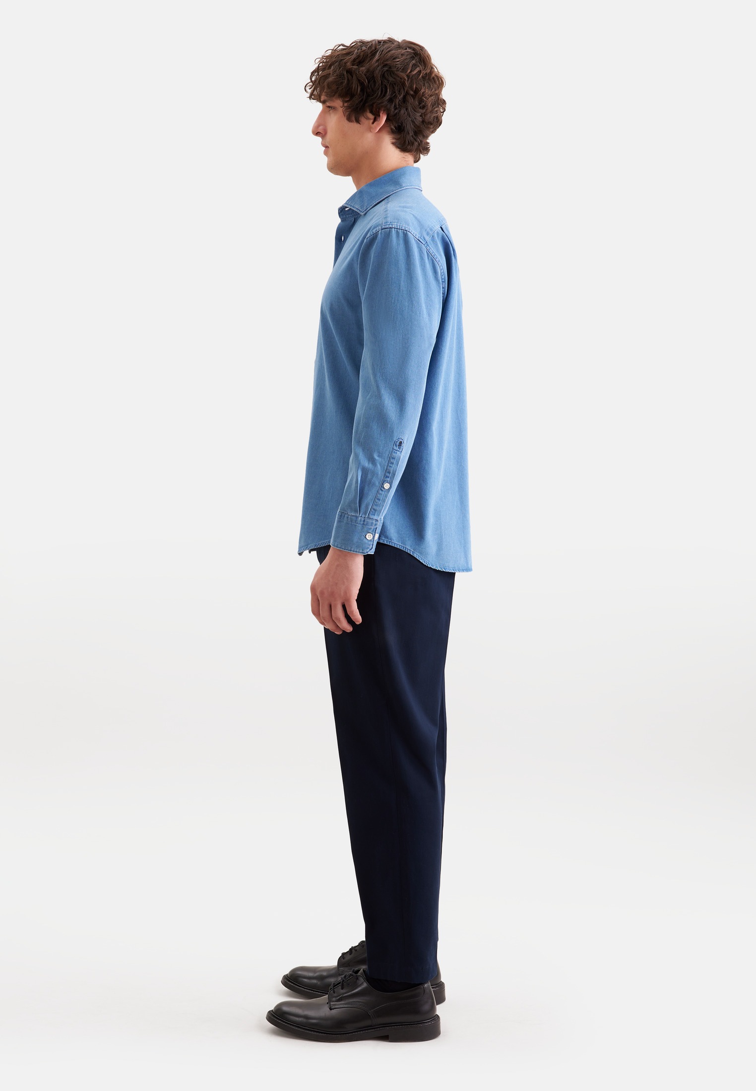 seidensticker Chemise en jean col Kent classique 1/1 en denim