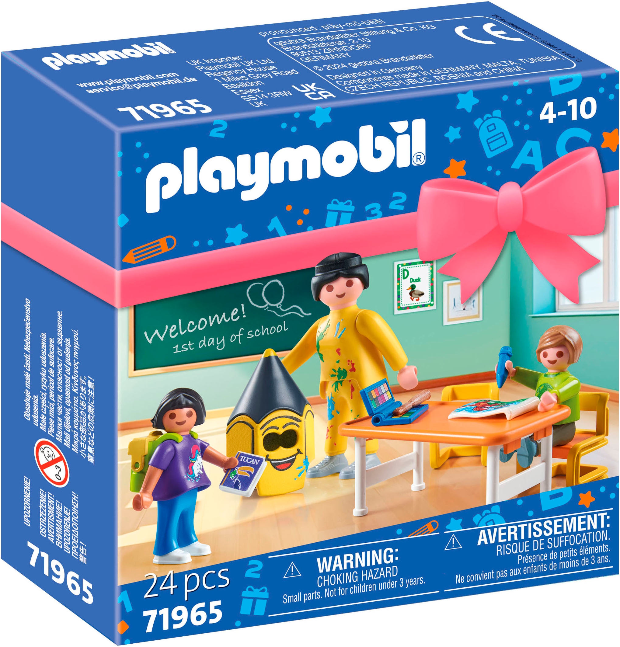 Playmobil® Jeu de construction »Erster Schultag (71965), Playmobil Gift Set«