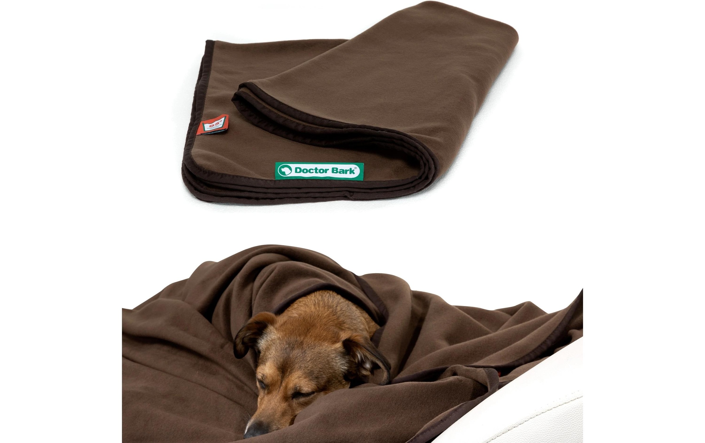 Doctor Bark Couverture pour animaux »Fleece XL Braun, 140 x 100 cm«