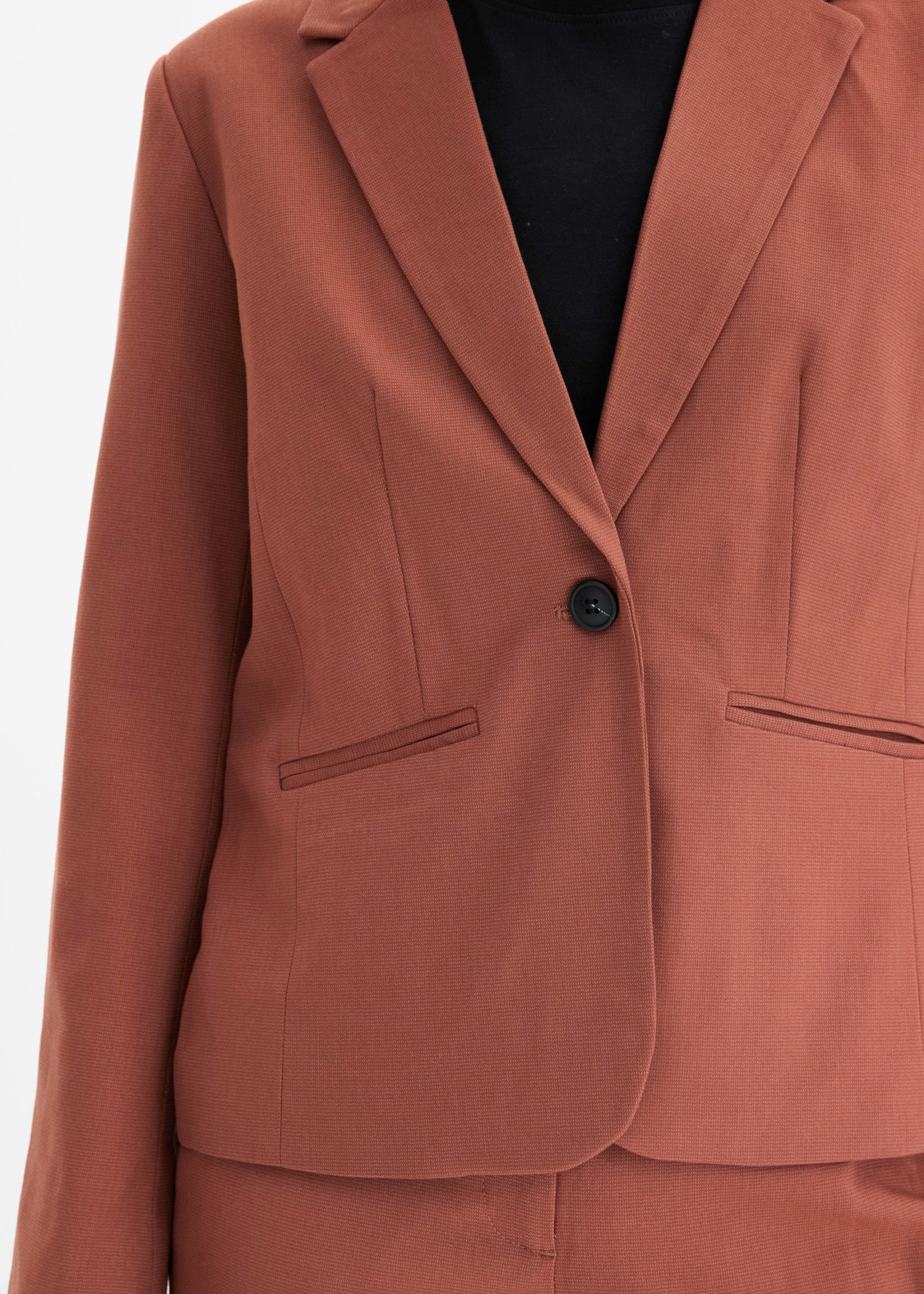 bonprix Veste blazer »Blazer« Style festif, coupe étroite, avec poches passepoilées