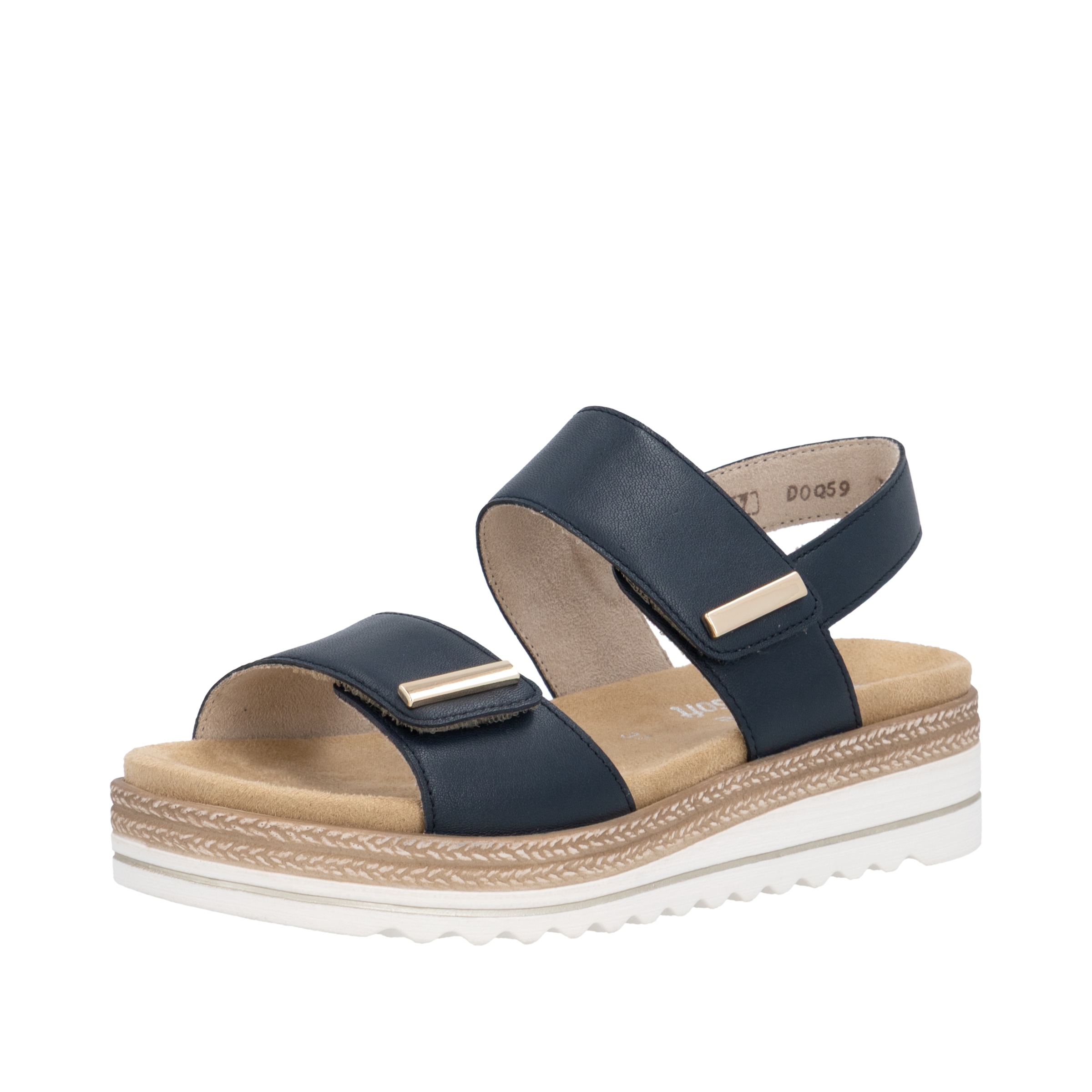 Remonte Sandales compensées  sandale à brides, chaussure confortable avec éléments décoratifs