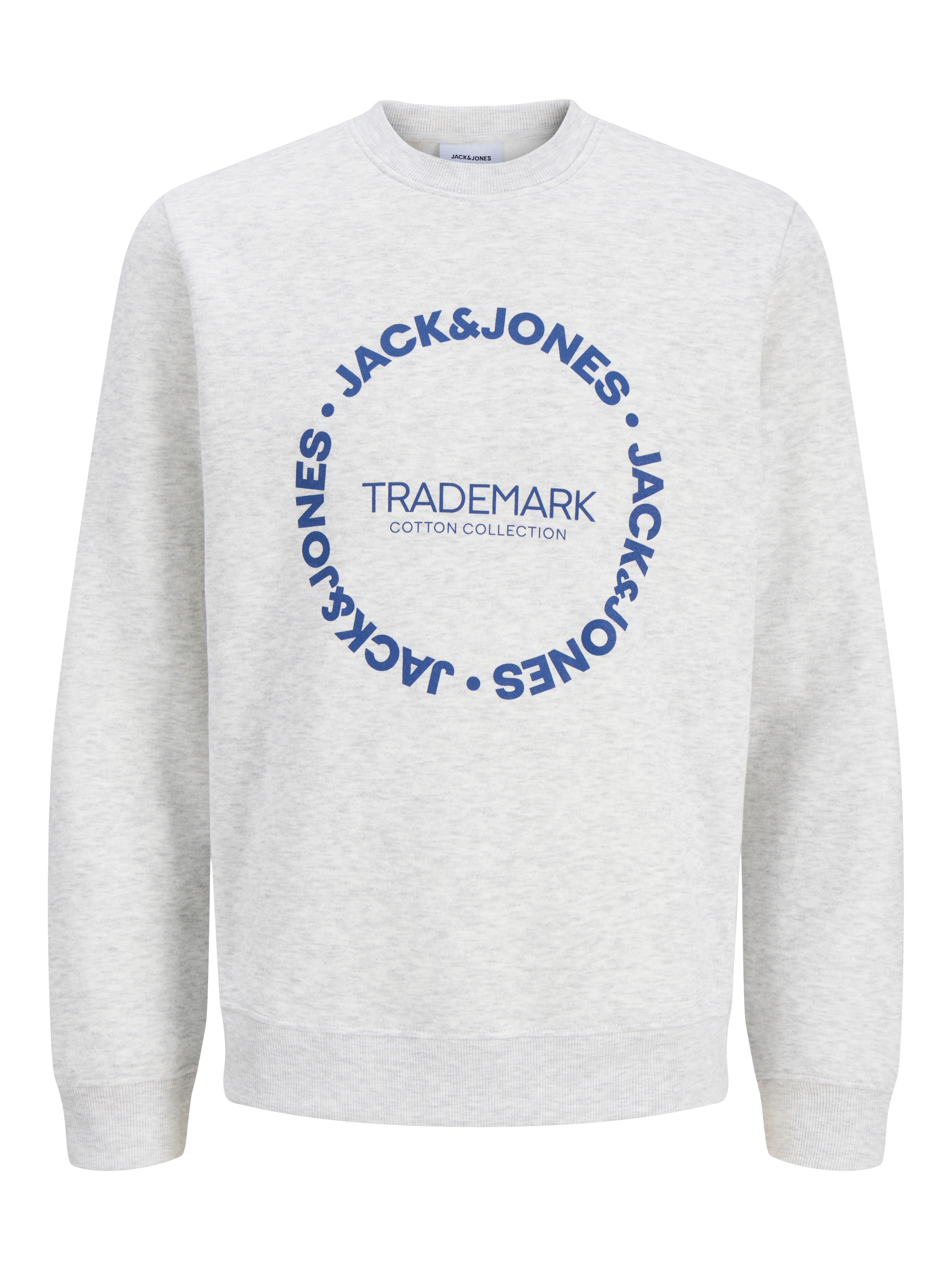 Jack & Jones Sweat-shirt »JJBENSON SWEAT CREW NECK«, mélange de matériaux, coupe régulière
