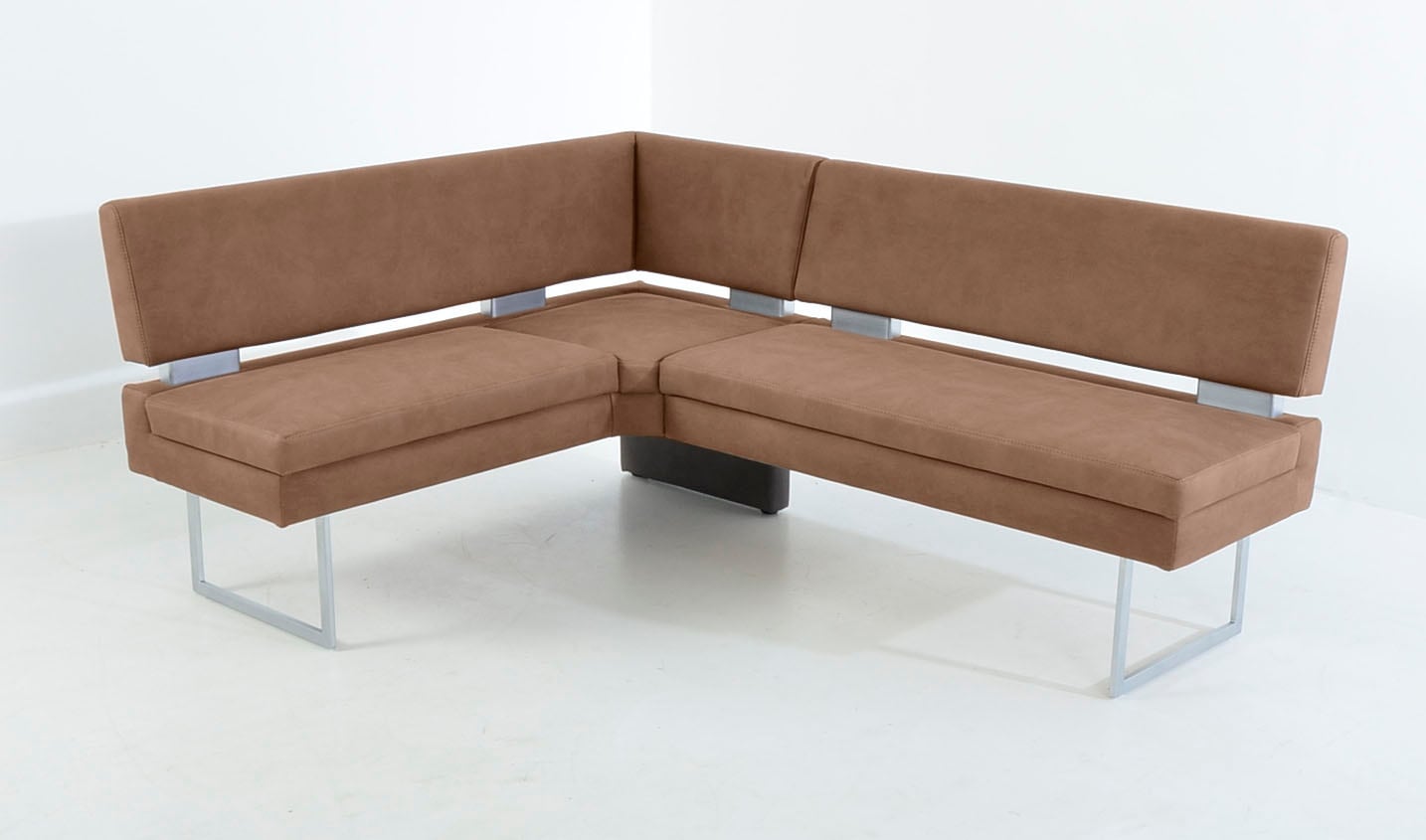 K+W Komfort & Wohnen Banc d'angle jambe longue à gauche ou à droite, avec entretoise décorative