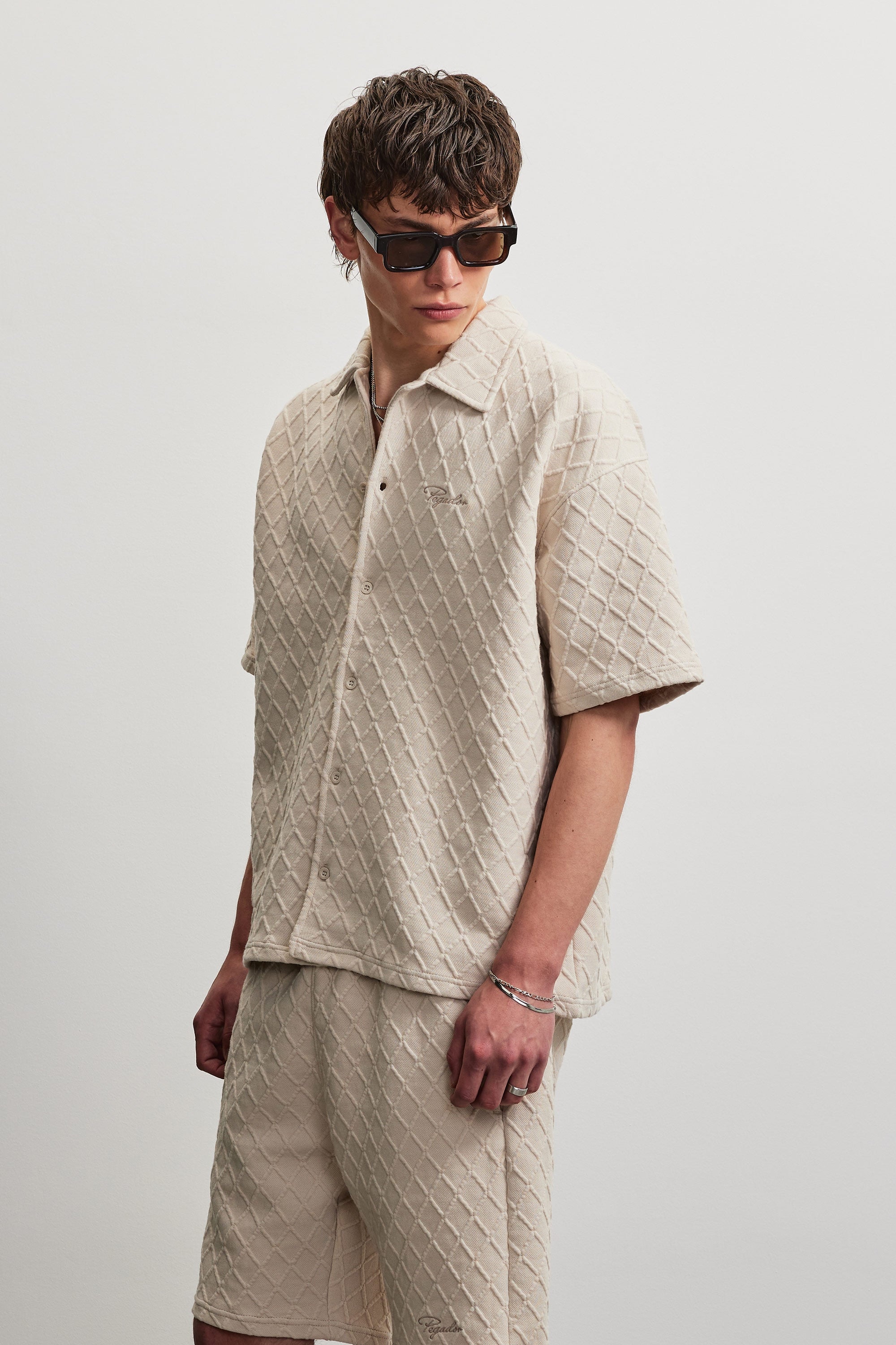 PEGADOR Chemise à manches courtes »JOVREN STRUCTURED SHIRT«