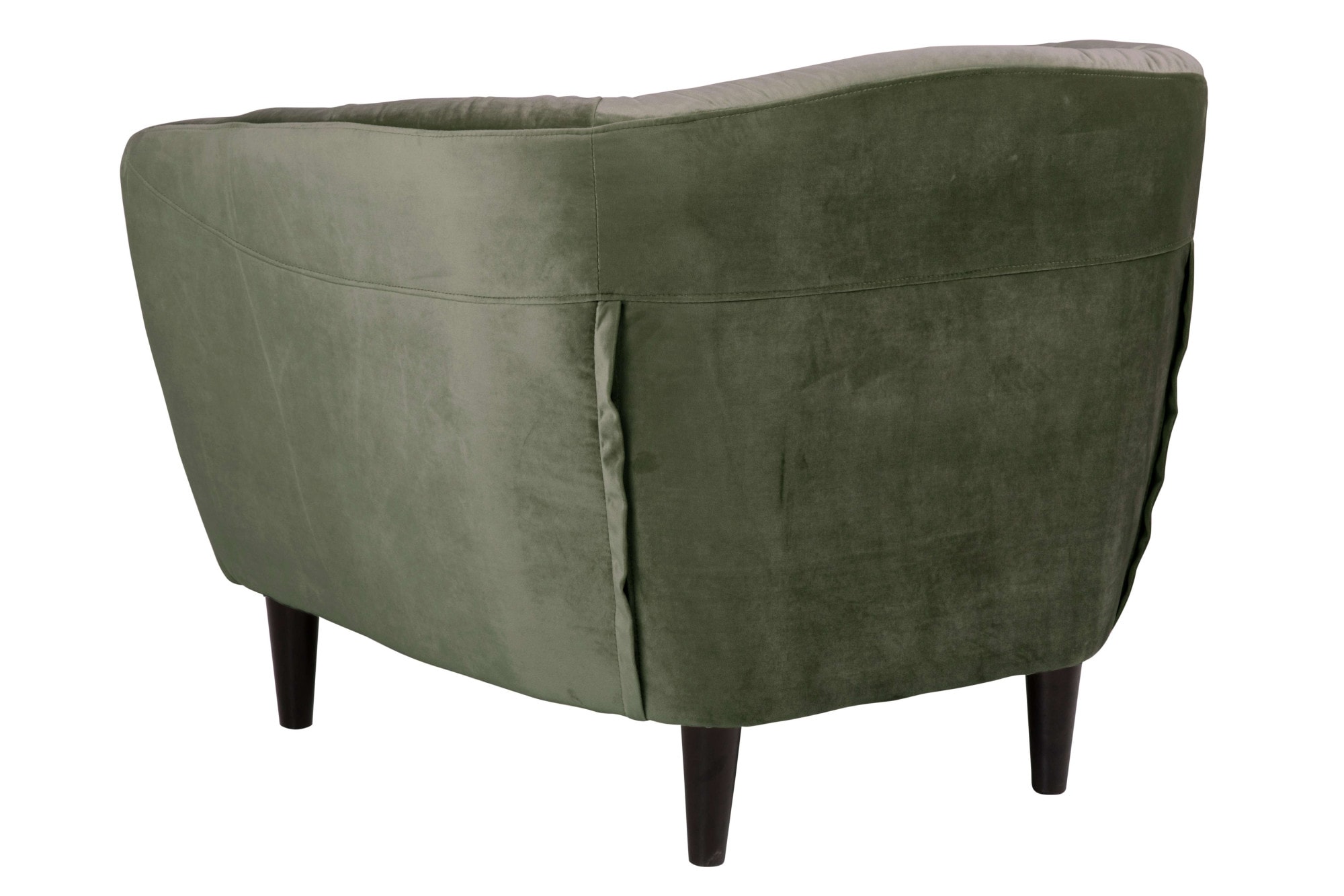 ACTONA GROUP Fauteuil lounge »Ria Armlehnstuhl, Polstersessel, Einzelsofa, Relaxsessel,« fauteuil 1 place, tissu velours, pieds en bois massif, ressorts ensachés, capitonnage