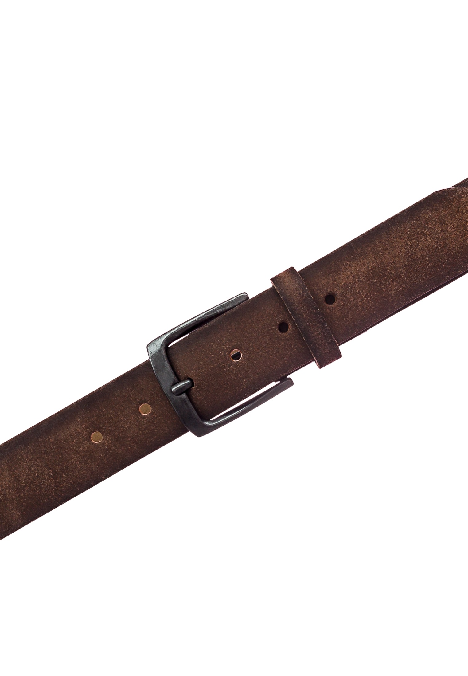 MUSTANG Ceinture en cuir largeur 4 cm, en cuir de vachette, aspect antique